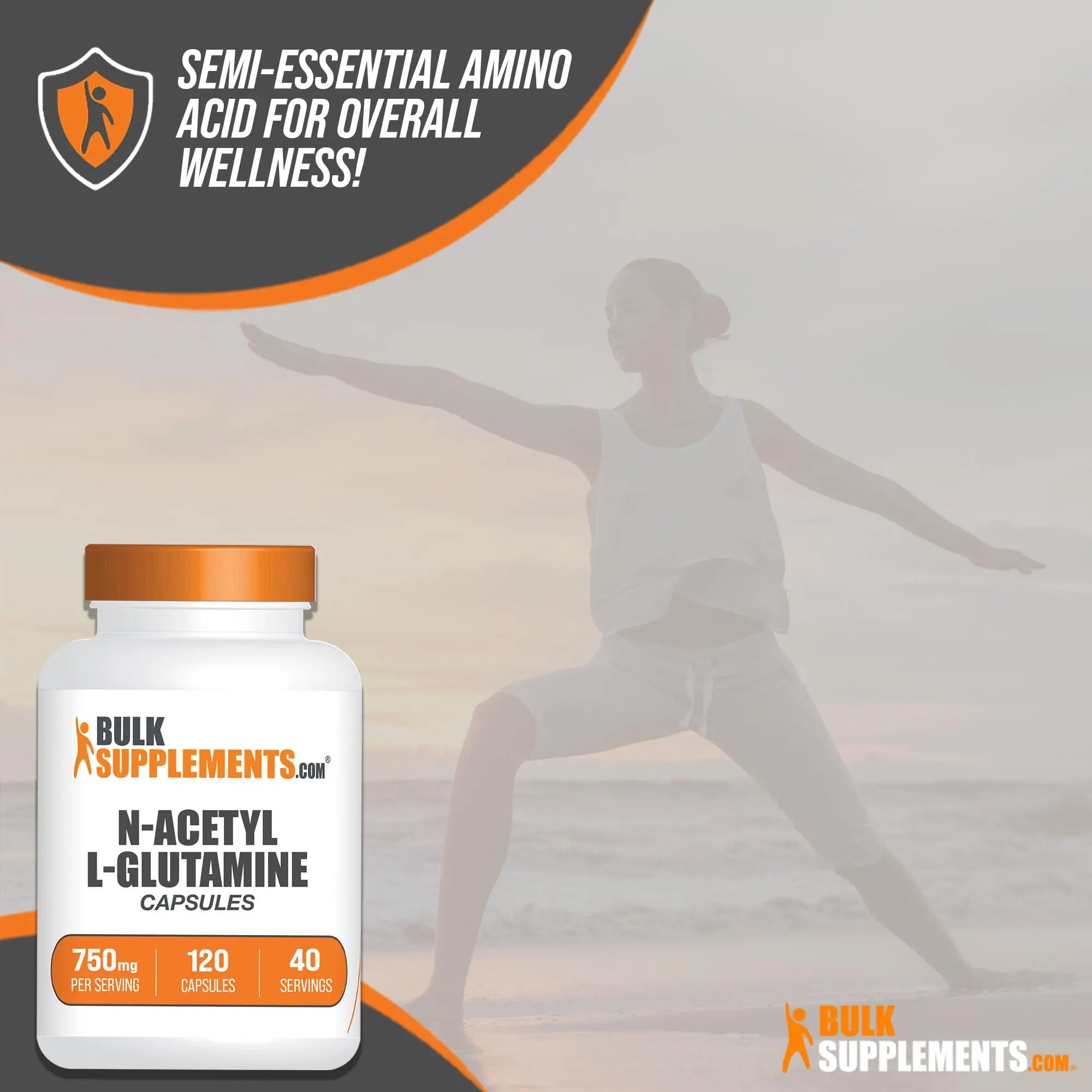 BULKSUPPLEMENTS.COM N-Acetyl L-Glutamine Capsules - Glutamine Supplement BULKSUPPLEMENTS.COM Au supplements