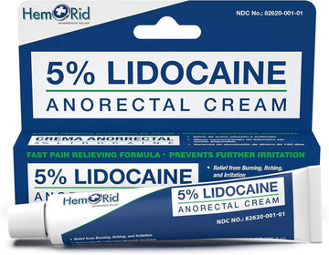 HemRid Maximum Strength Lidocaine Cream for Pain Management. Fast-Acting Hemorrhoid Solution with 5% Lidocaine. Instant Anal Itch and Numbing Effect HemRid Au supplements