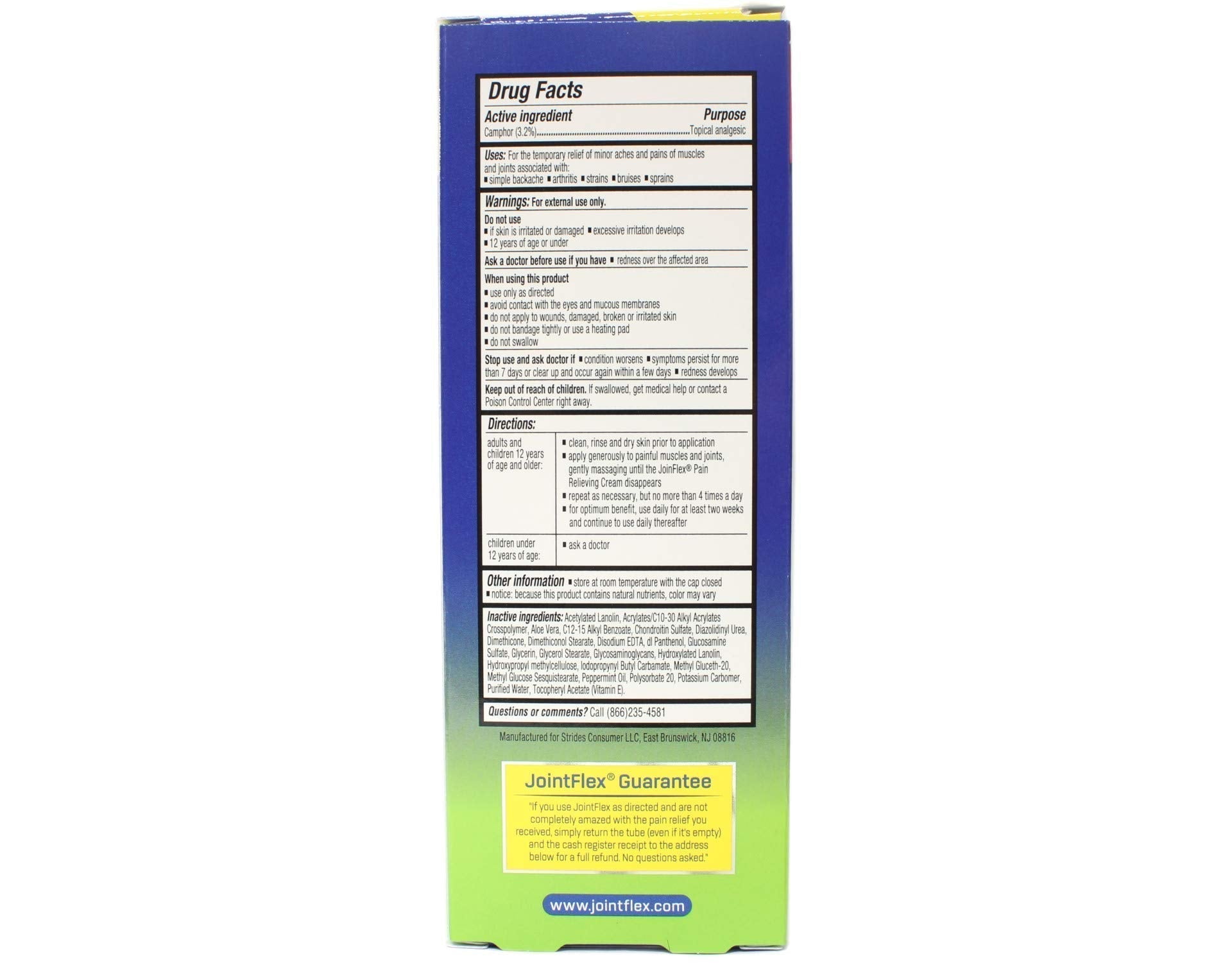 JointFlex Arthritis Pain Relief Cream, 4 oz Per Tube (4 Pack) JointFlex Au supplements
