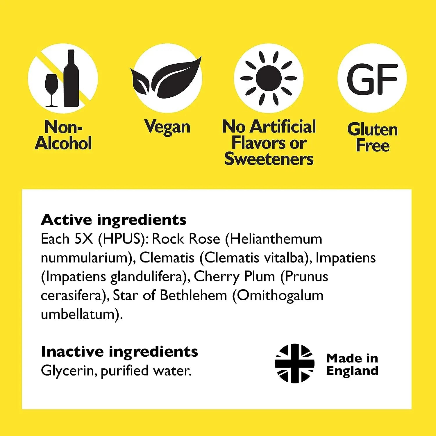 Bach RESCUE Remedy Dropper 10mL Bundle, Non-Alcohol Formula, Natural Stress Relief RESCUE Au supplements
