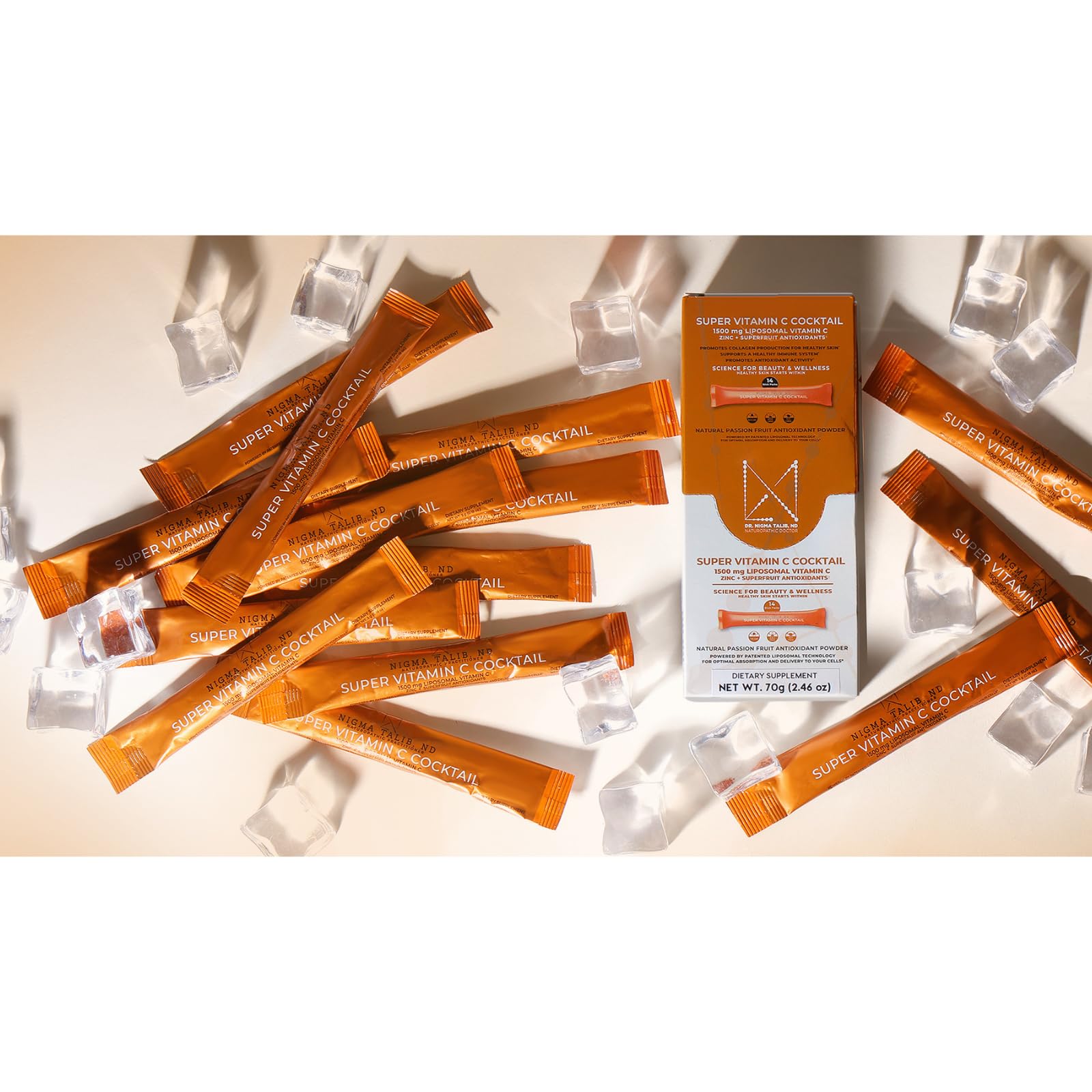 DR. NIGMA Super Vitamin C Cocktail Powder | Science-Based Beauty and Wellness | Powerful Combo of Vital Nutrients to Support Optimal Health and Vitality | 14 Servings | 2.46 oz DR. NIGMA Au supplements