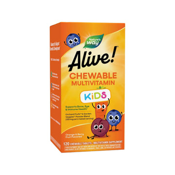 Alive! Children's Multi-Vitamin Chewable - 120 Chewable Tablets by Nature's Way Nature's Way Au supplements