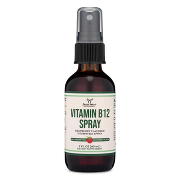 Vitamin B12 Sublingual Spray (2 Spray Dose of Vitamin 12 1000mcg, 3 Spray Serving Size Double Wood Supplements Au supplements