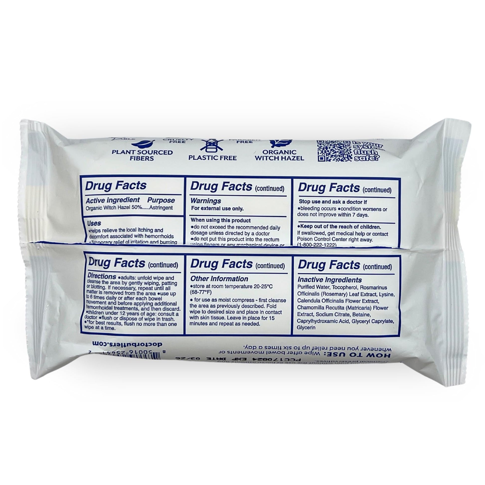 Doctor Butler's Flushable Hemorrhoid Wipes – Flushable Wipes with Witch Hazel to Soothe and Bring Relief from Discomfort Associated with Hemorrhoids (48 Wipes) Doctor Butler's Au supplements