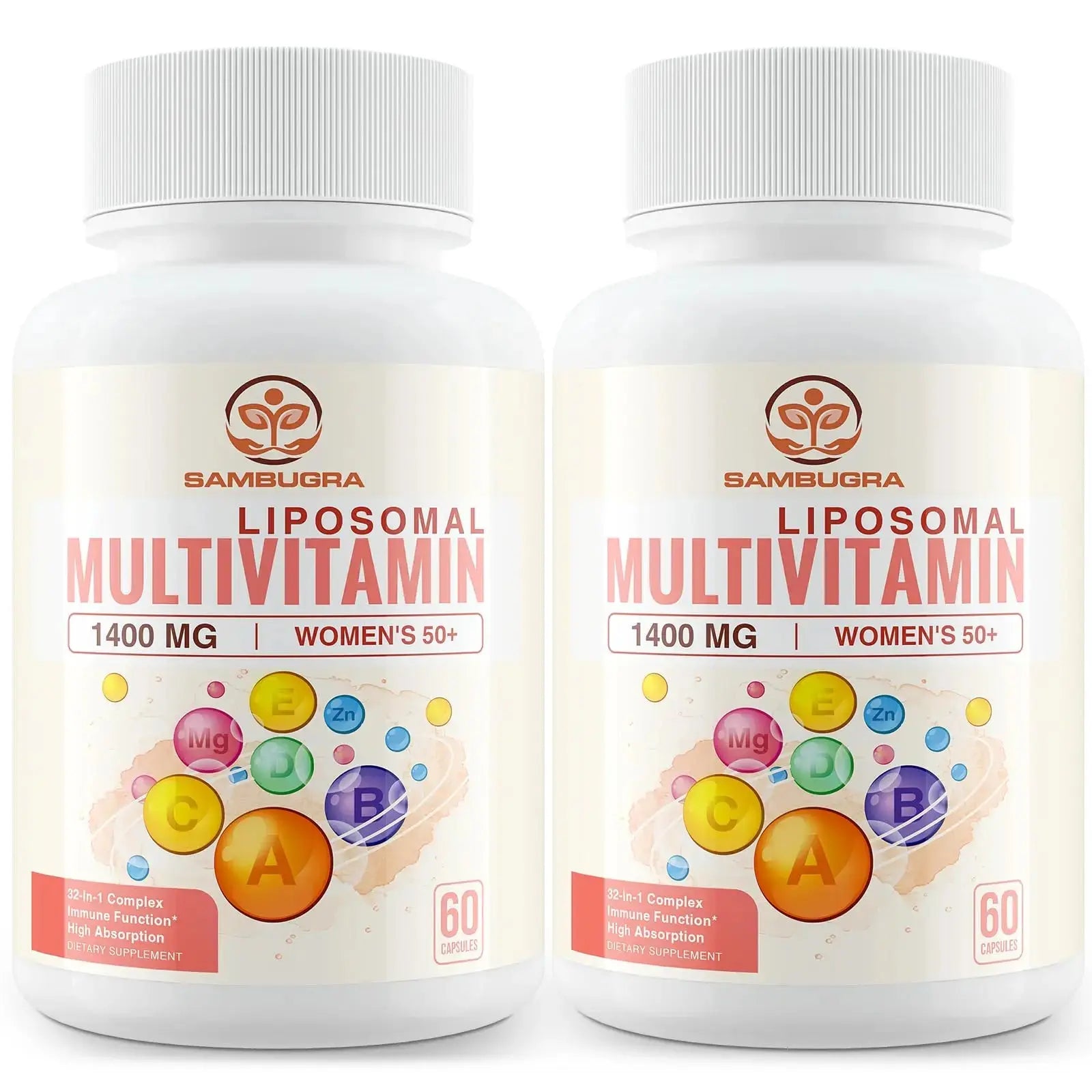 Sambugra Liposomal Multivitamin for Women 50+ - Women Daily Multivitamin with 32 Ingredients, CoQ10, Vitamins C, B, D, E Sambugra Au supplements