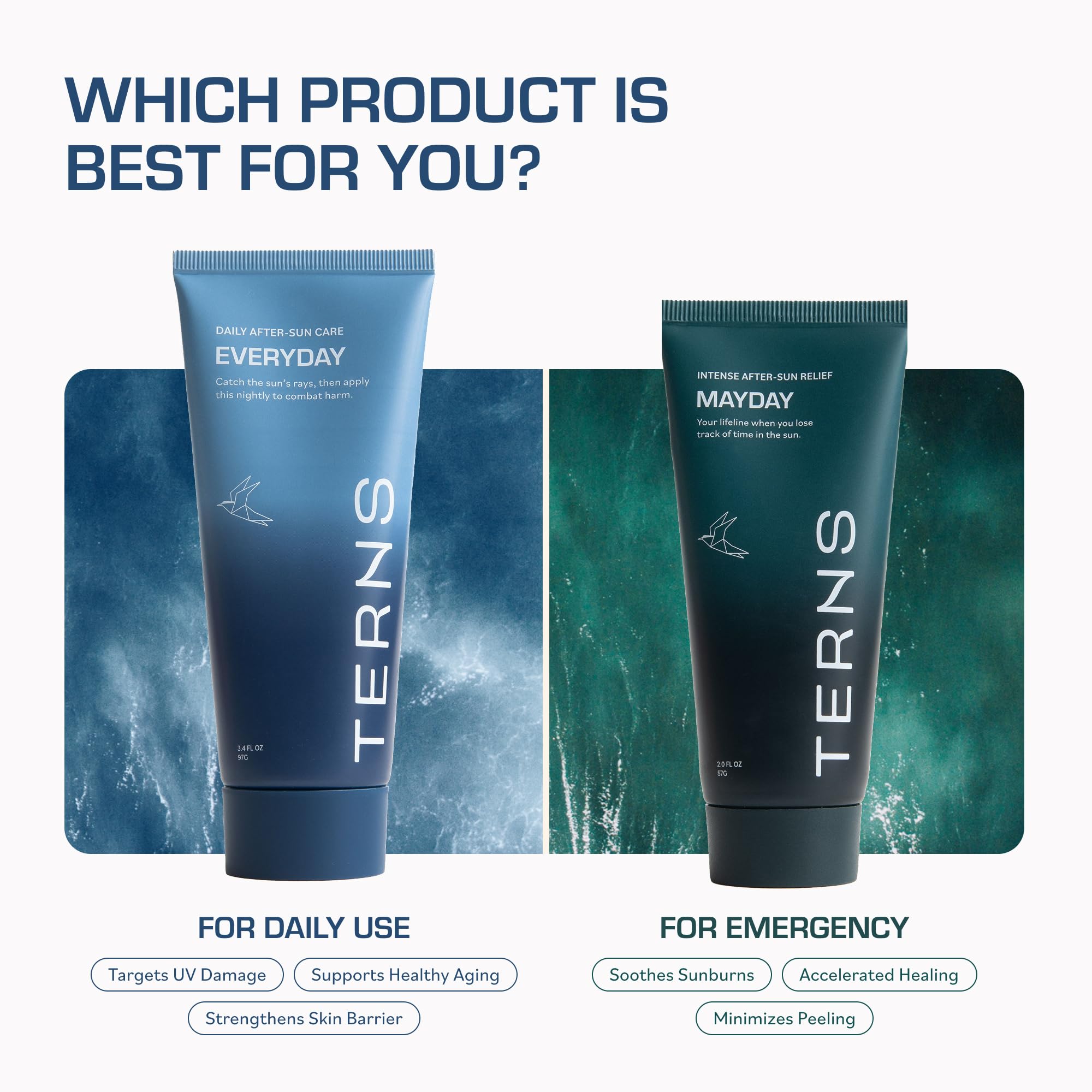 TERNS Everyday Advanced Moisturizer for Face & Body, Daily Skin Care Lotion for Men & Women, Marine Bioactive Skin Cream, Supports Firmness & Hydration, Travel Friendly, Natural Fragrance, 3.4 Oz TERNS Au supplements