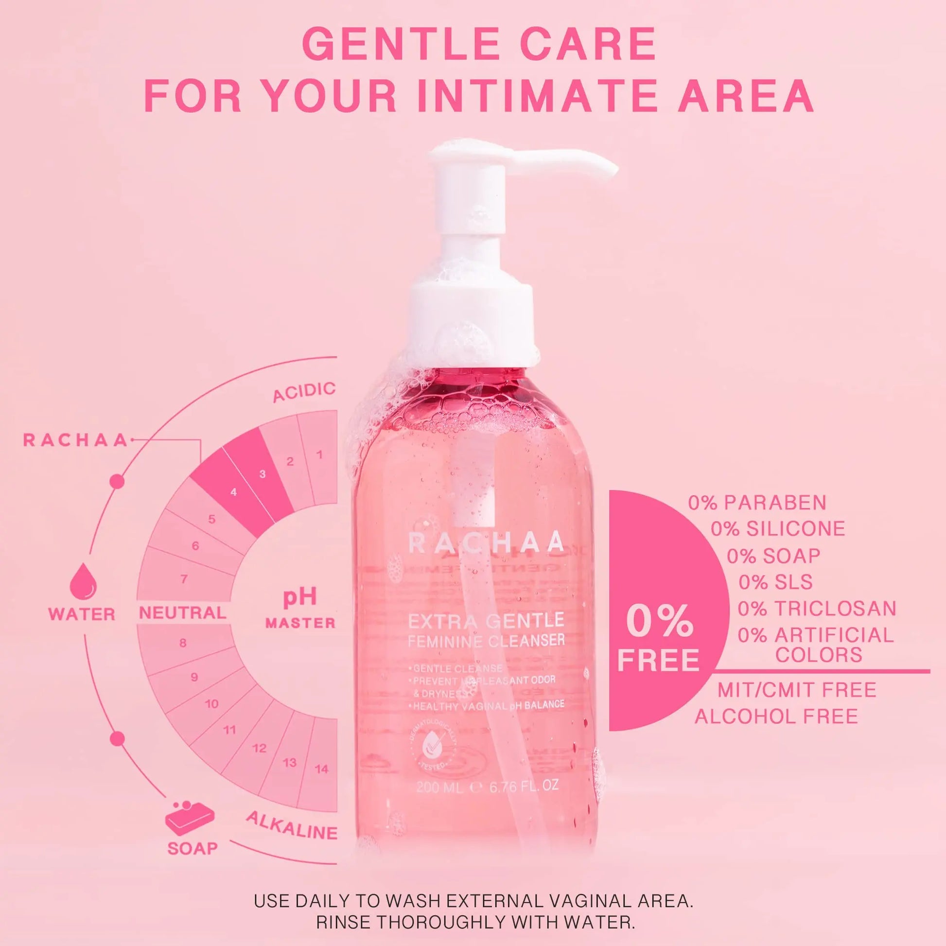 RACHAA Feminine Wash for Women, Lightening and Moisturizing, pH Balance Intimate Wash RACHAA Au supplements