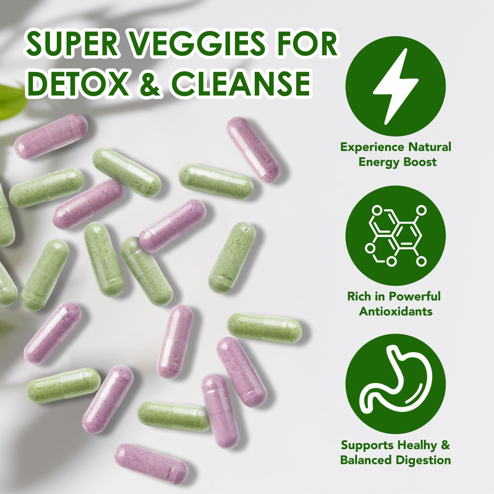 Fruits & Veggies Supplements - 2 Bottles 180 Total Vegetarian Capsules | BalanceNatural Vitamins Supplement Dietary Nutritional Balance,Lngredients Blended Vitamin & Mineral Whole Food Supplement Ruduwu Au supplements