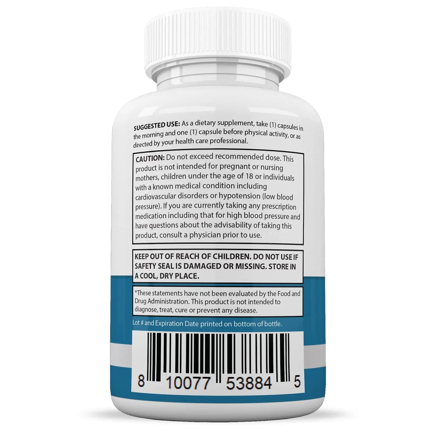 Justified Laboratories (5 Pack) Glucotrust Max 1295MG Formula Supplement Pills 300 cap Justified Laboratories Au supplements
