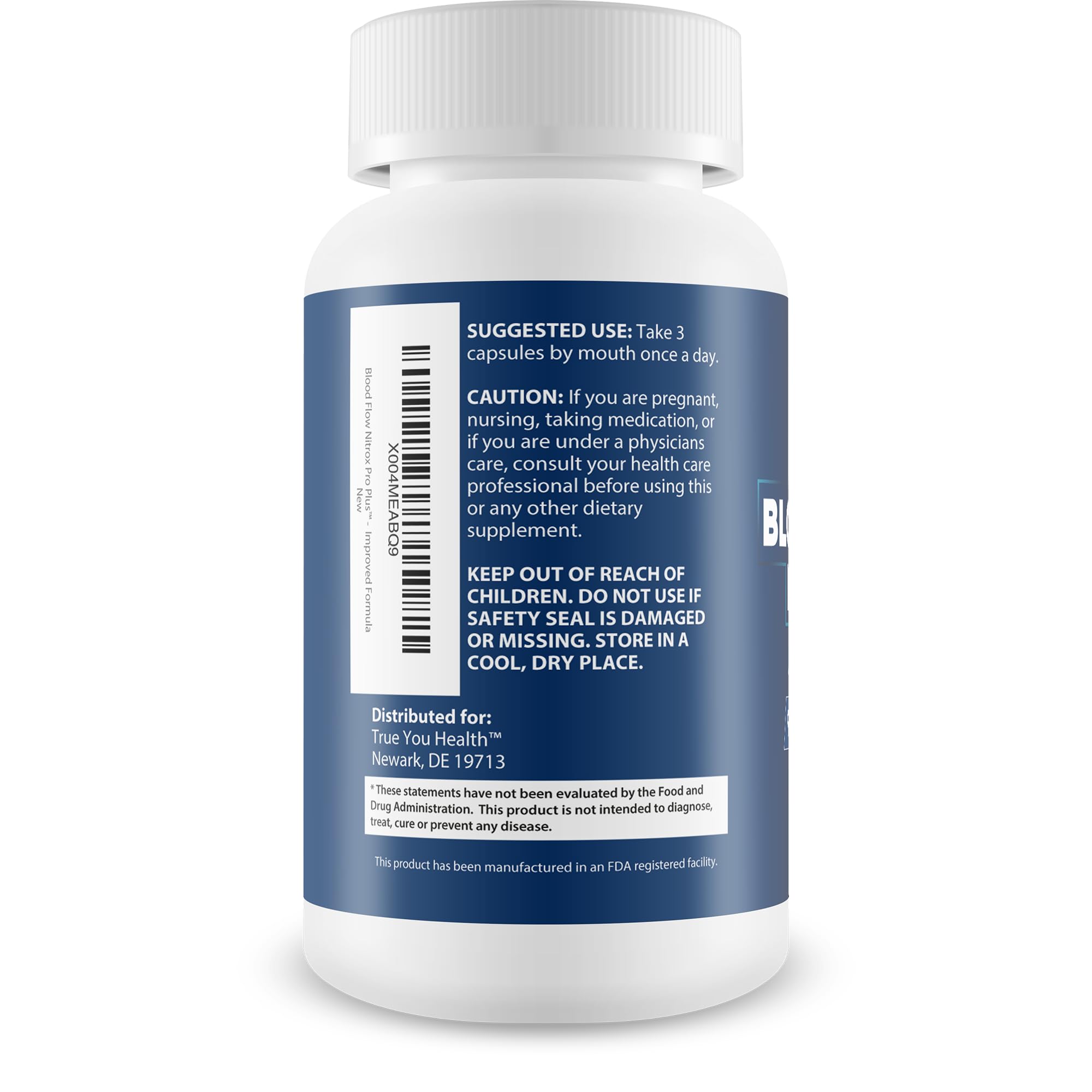 Blood Flow Nitrox Pro Plus - Improved Formula - Our Best Blood Circulation Supplements For Men - Vasodialators - Increase Blood Flow Care Blood Circulation Supplement Blood Flow Supplement For Men True You Health Au supplements