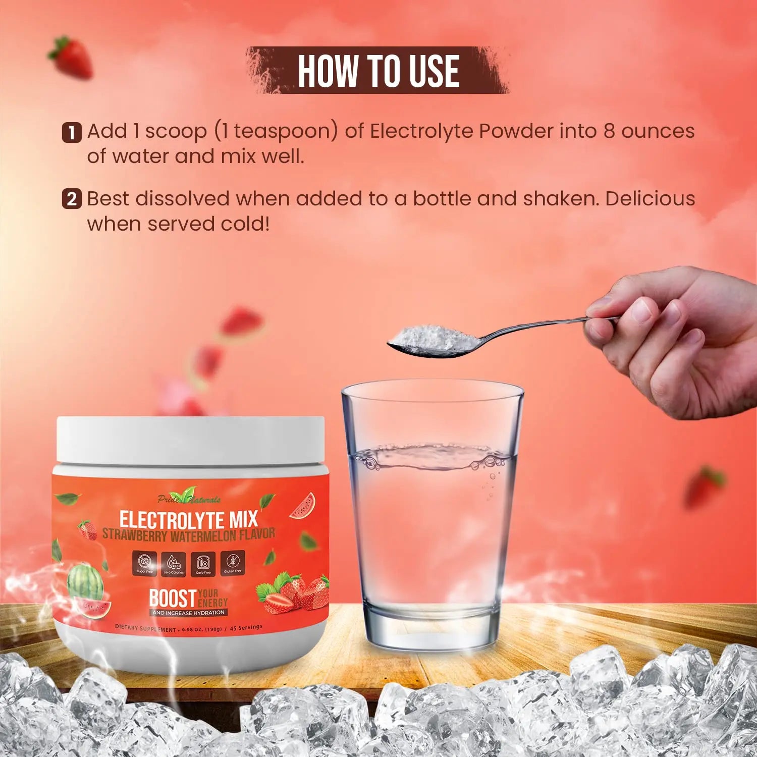 Electrolyte Powder - Refreshing Workout Recovery Electrolytes, Sugar Free, Gluten Free Pride Naturals, Inc Au supplements