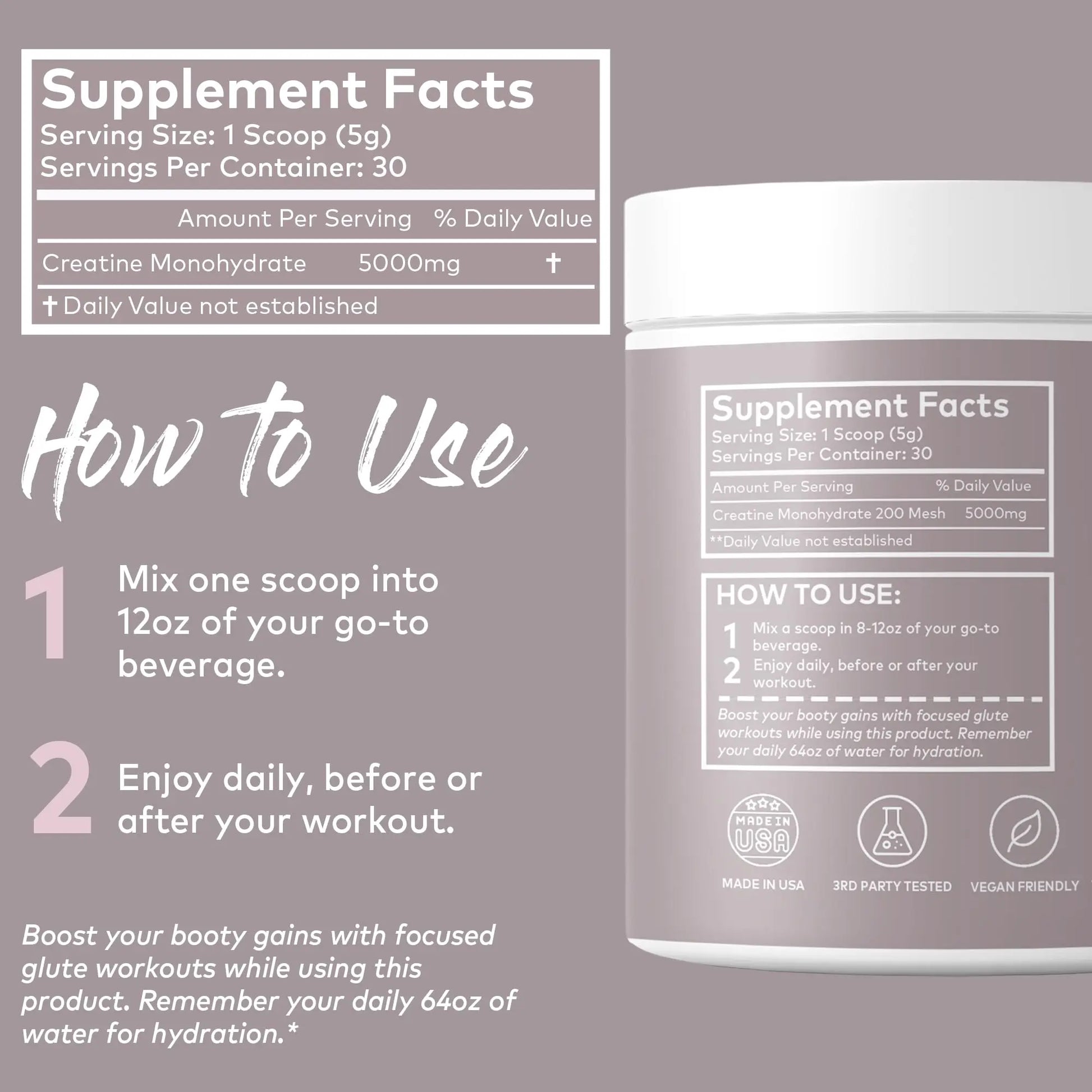 IsoSensuals Curve Bum Building Creatine - Micronized 200 Mesh for Smooth Muscle IsoSensuals Au supplements