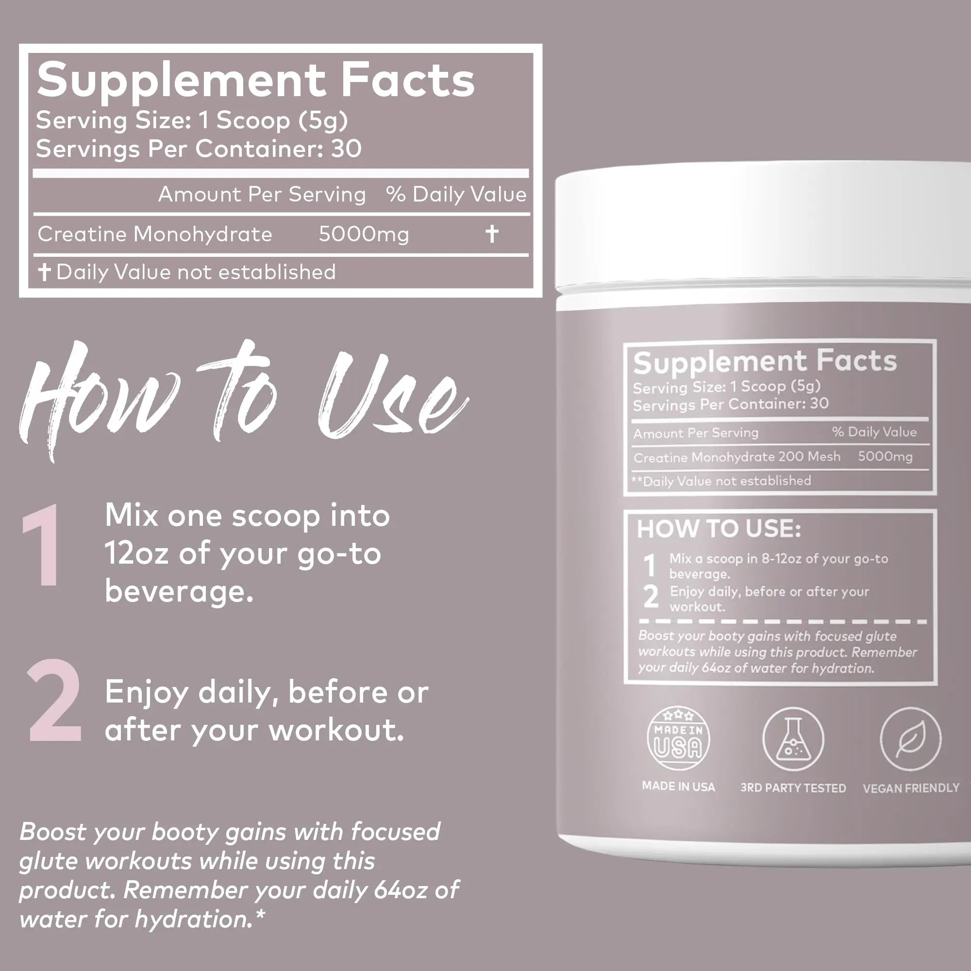 IsoSensuals Curve Bum Building Creatine - Micronized 200 Mesh for Smooth Muscle IsoSensuals Au supplements