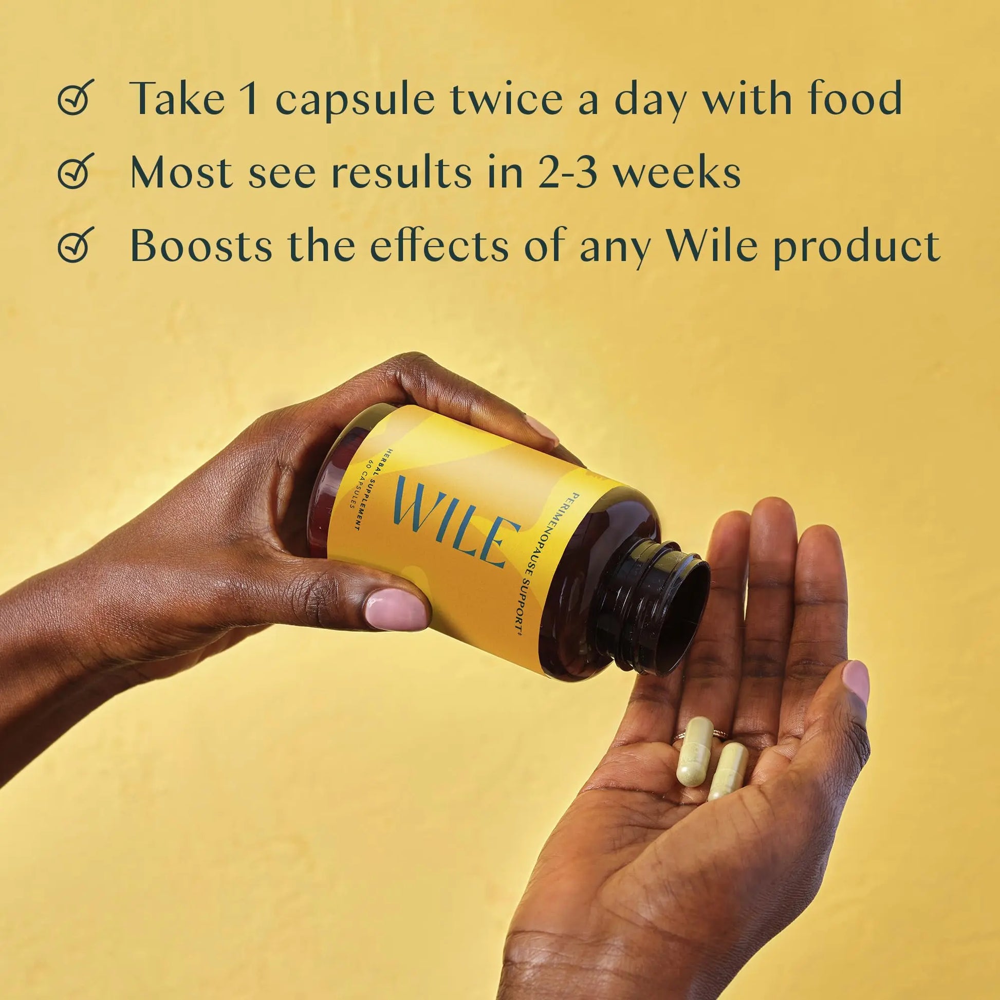 Wile Perimenopause Supplement for Women with Ashwagandha, Kudzu Root, Hops Extract WILE Au supplements