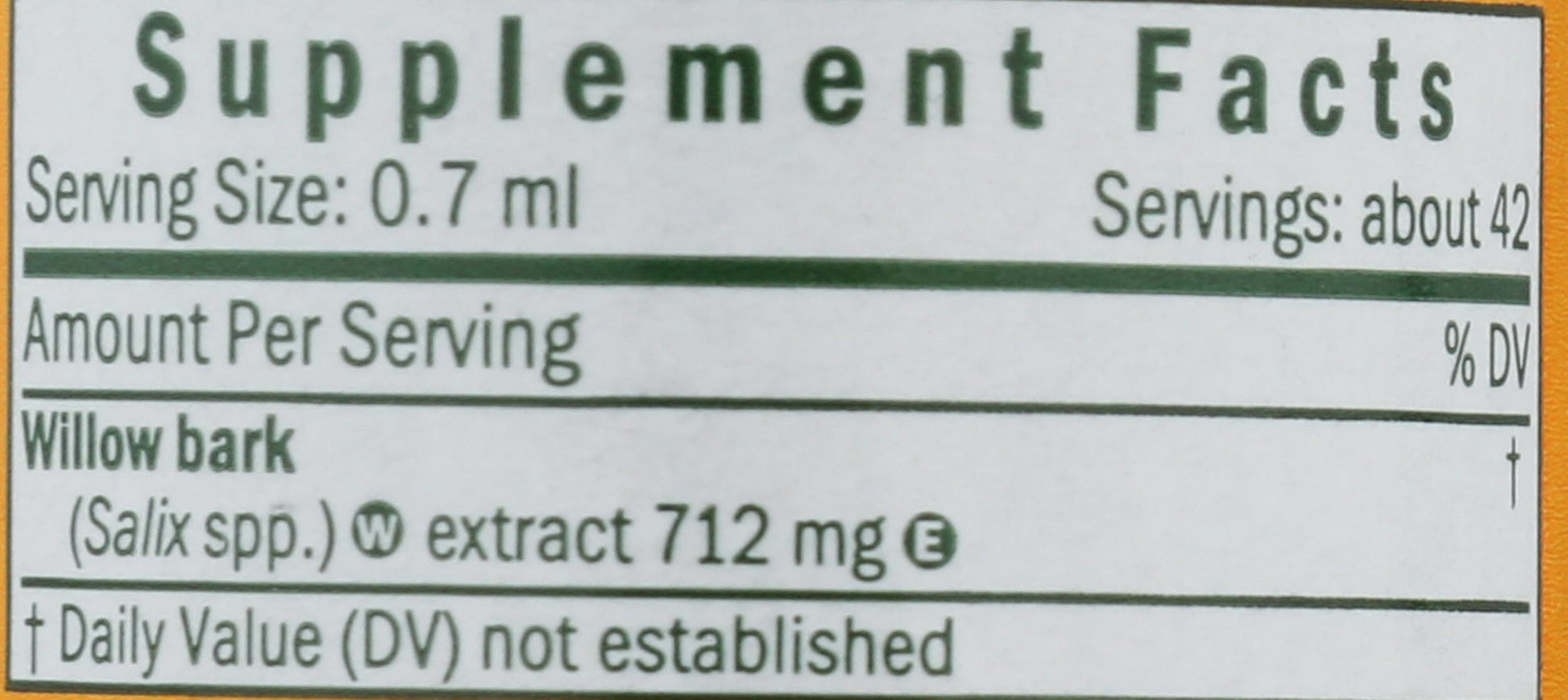 Herb Pharm Willow Bark Liquid Extract for Minor Pain - 1 Ounce (DWILL01) Herb Pharm Au supplements