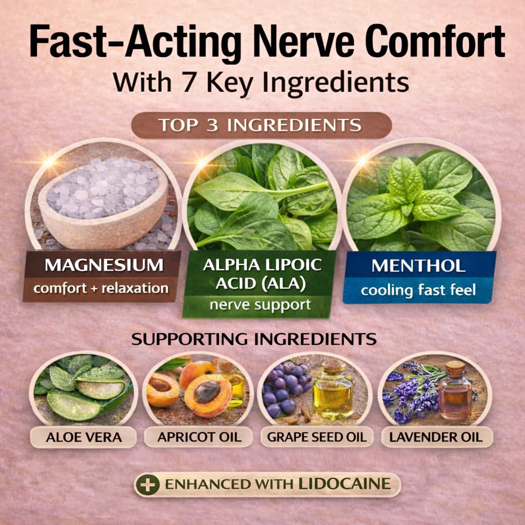 Mama Lotion – Neuropathy Nerve Relief Cream with Magnesium Chloride - Maximum Strength Comfort for Feet, Hands, Legs, Toes - Fast-Absorbing and Non-Greasy Formula for Food and Leg Comfort - 8 Oz TruCalm Mama Au supplements