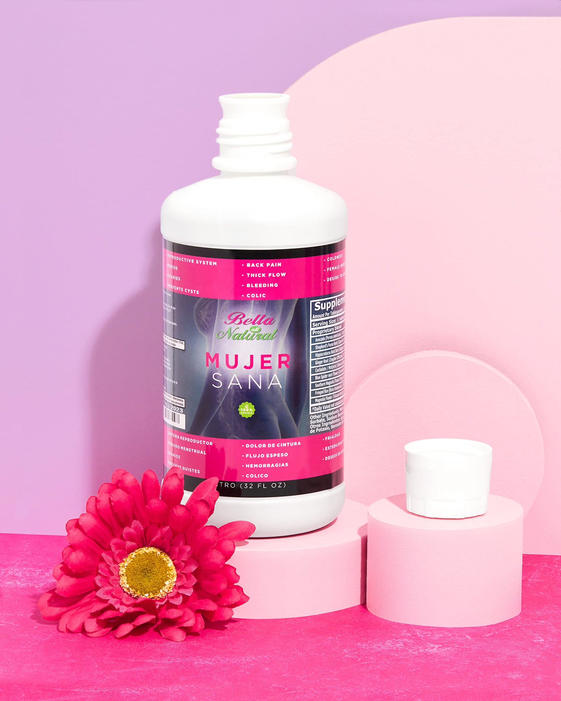 Bella All Natural Mujer Sana Healthy Woman, Hormonal imbalance, PCOS, Period Cramps Bella All Natural Au supplements