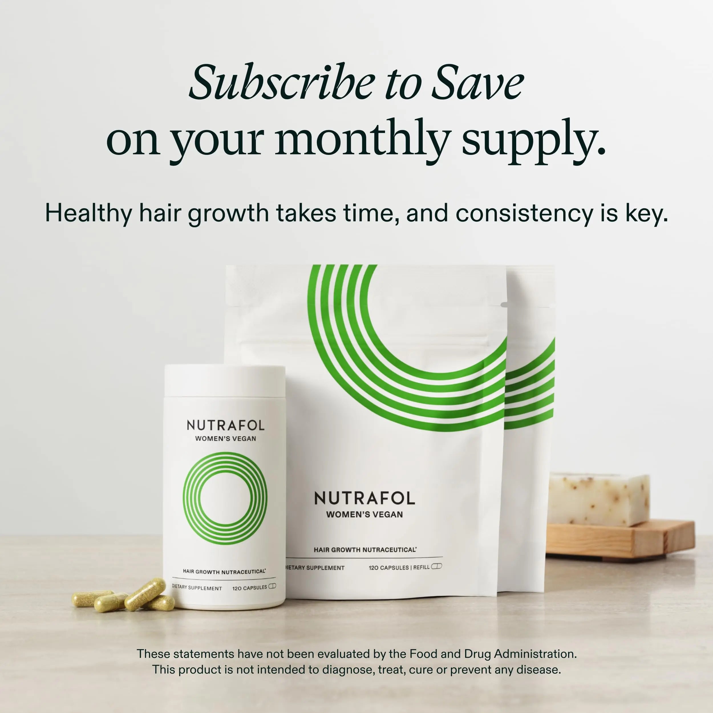 Nutrafol Women's Hair Growth Supplements, For Women 18-44 Years Old, Clinically Tested for Visibly Thicker, Stronger Hair, 100% Vegan Ingredients, Nutrafol Au supplements
