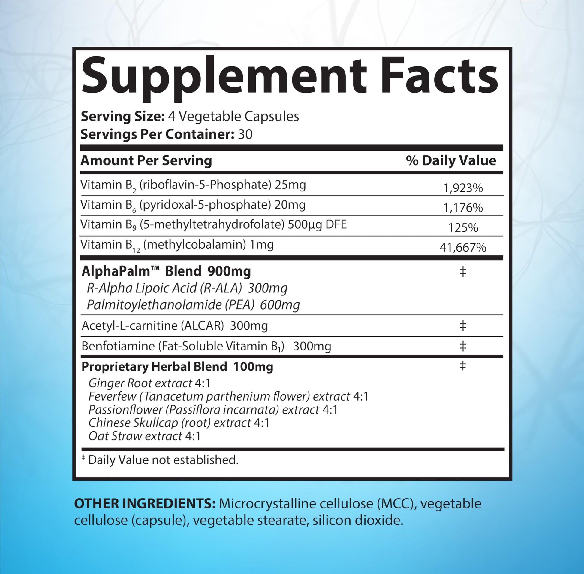 SciatiEase Sciatic Nerve Health Support Supplement - Nerve Support Formula with AlphaPalm, Pea, Vitamin B Complex, Alpha Lipoic Acid 300mg - 120 Capsules SciatiEase Au supplements