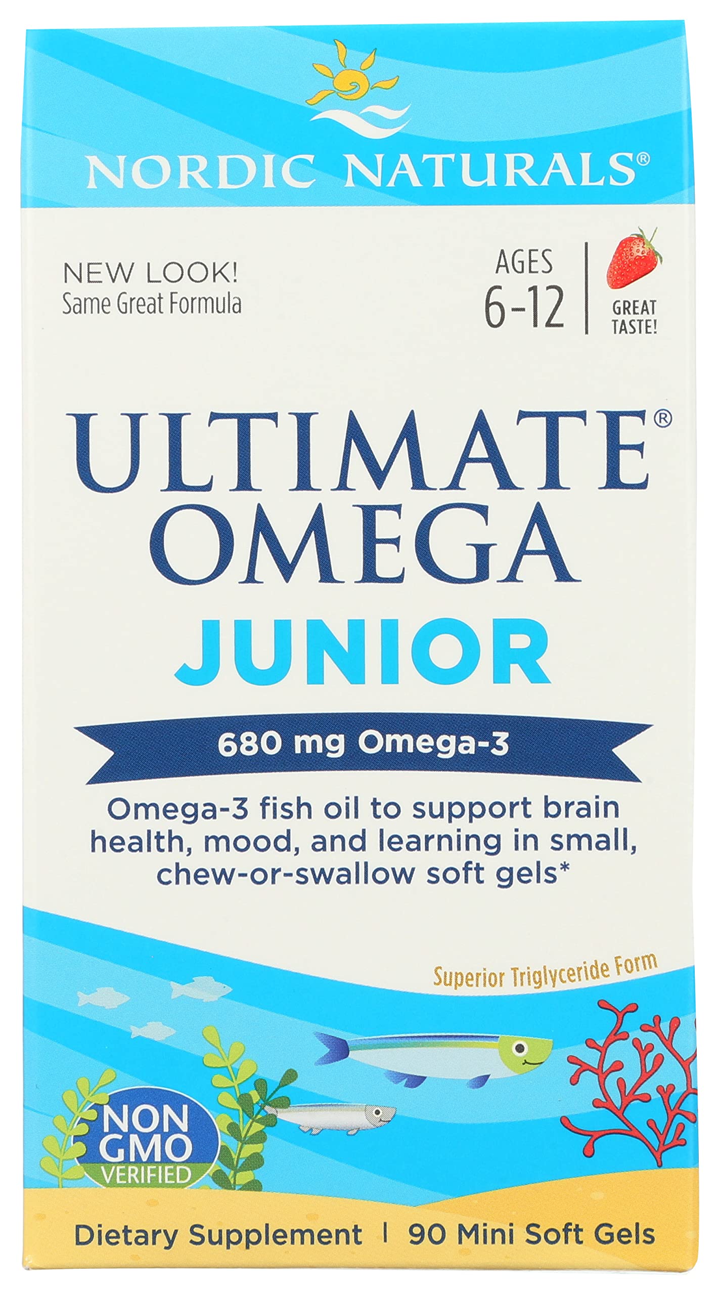 NORDIC NATURALS Junior Ultimate Omega Chewable Softgels, 680 Mg, 90 CT Nordic Naturals Au supplements