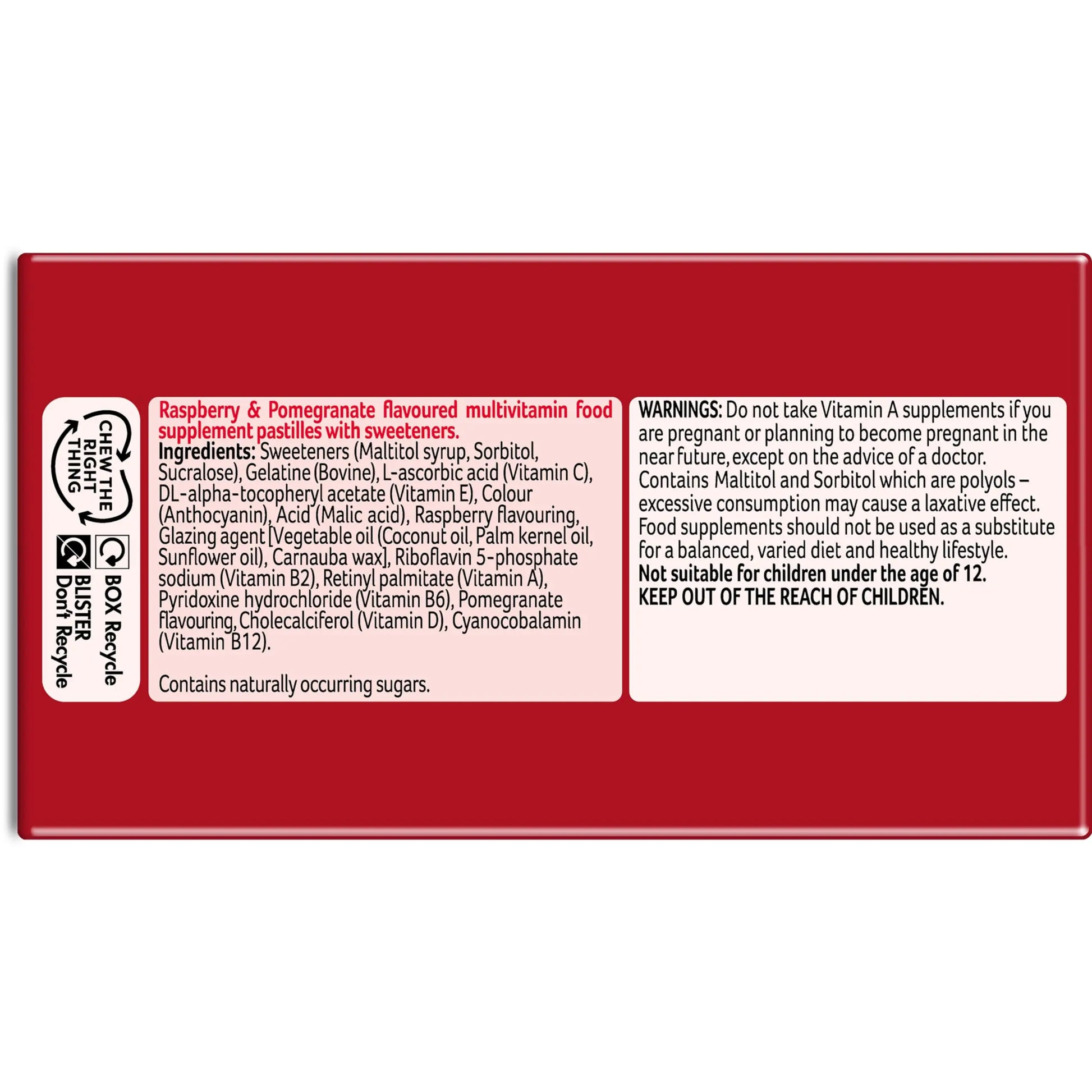 Bassetts Vitamins Adults Multivitamins, 60 Pastilles Bassetts Vitamins Au supplements