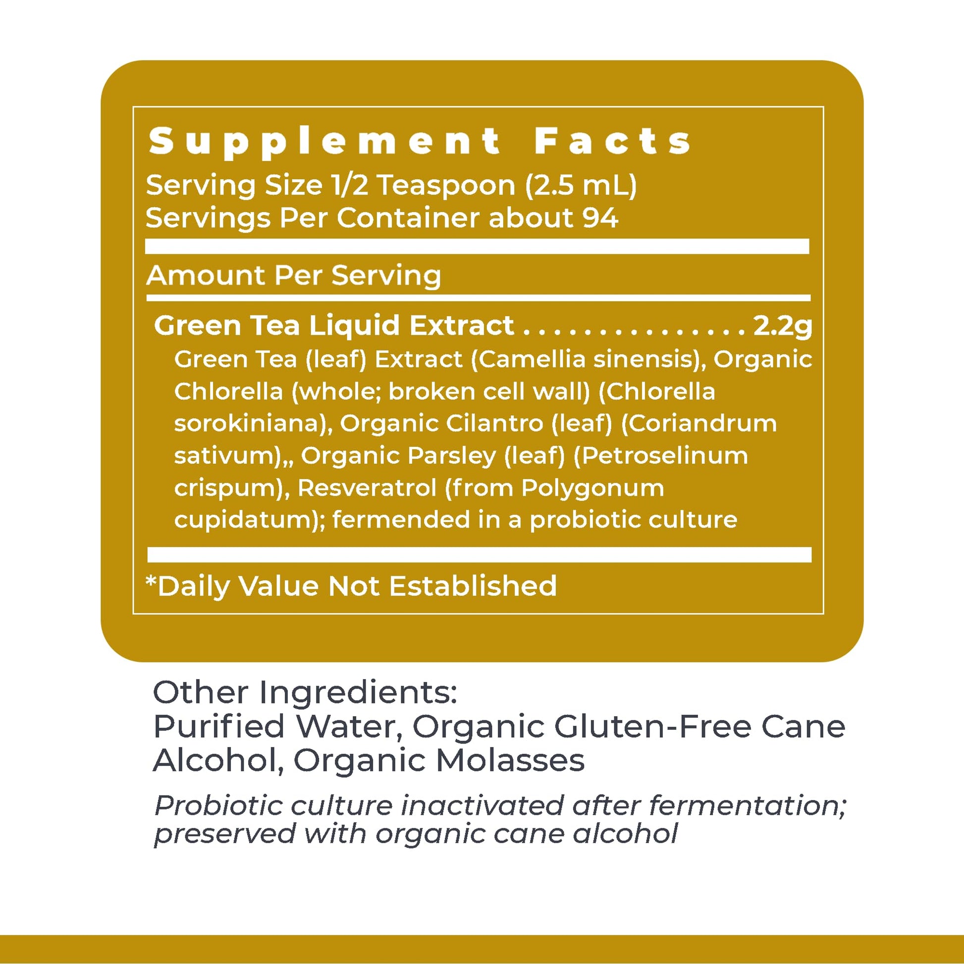 Premier Research Labs Green Tea-ND - Probiotic Fermented Green Tea Extract Supplement with ECGC, Camellia Sinensis Liquid, Supplement Drops for Adults, Vegan Friendly - 8 Fl Oz Bottle Premier Research Labs Au supplements