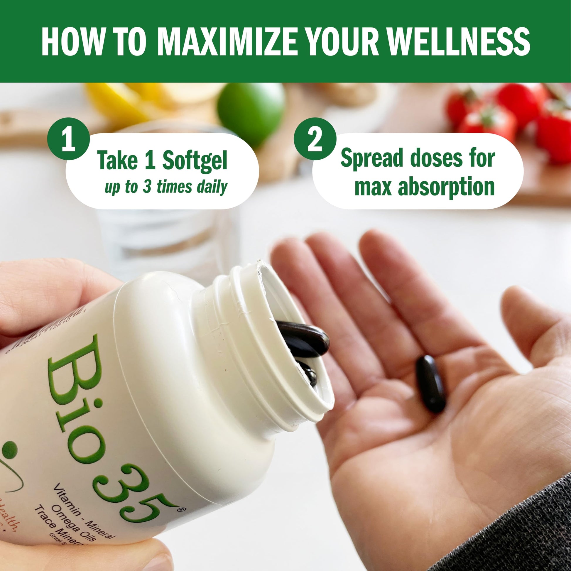 Biotek, For Health, For Life Bio-35/100 sg Gluten Free Biotek, For Health, For Life Au supplements
