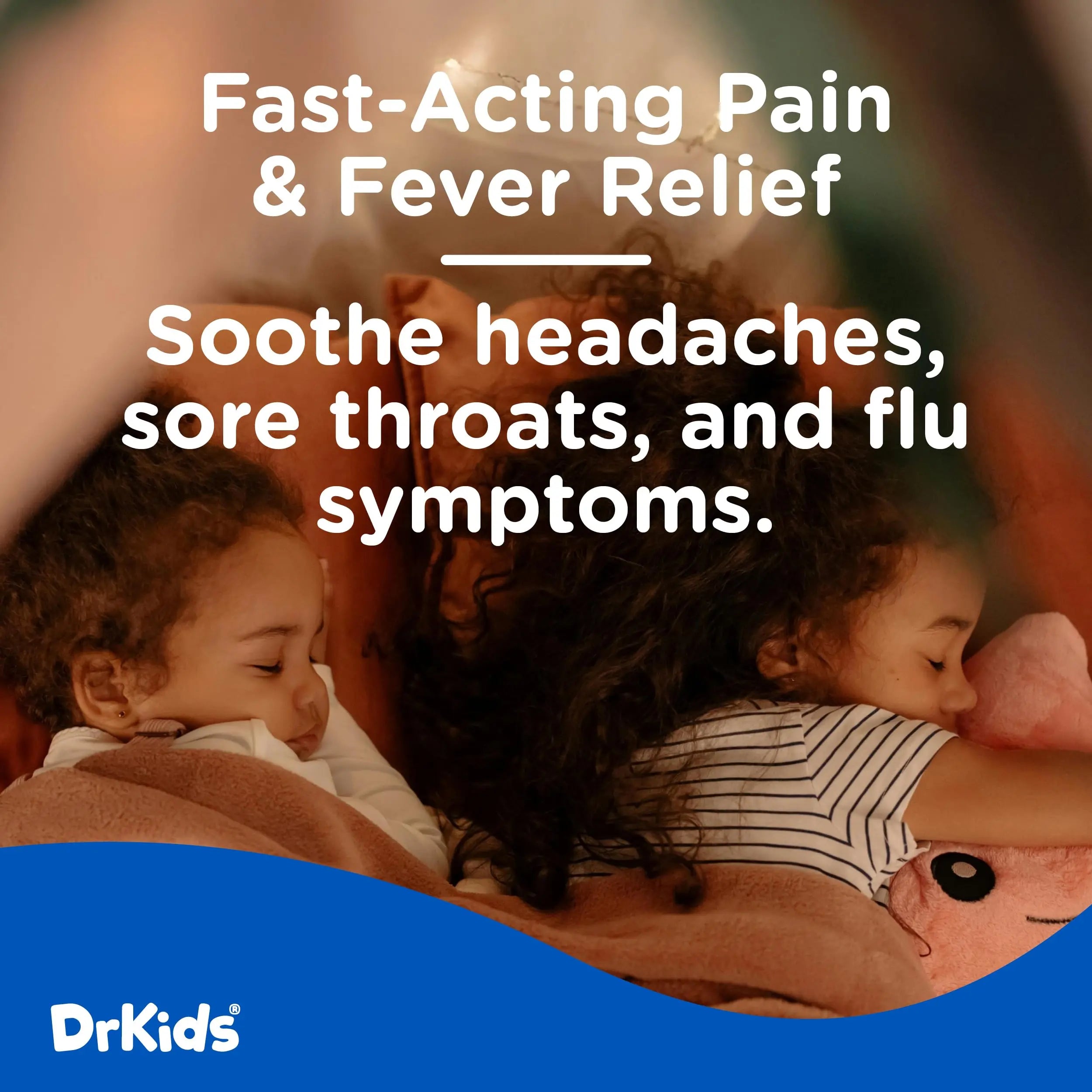 Dr. Kids Children’s Pain and Fever Chewable Gels – Pain Relief and Fever Reducer for Kids Ages 2–11, 80 mg Chewable Acetaminophen for Headache, Sore Throat, Cold & Flu, Pineapple Flavor, 26 Count Dr. Kids Au supplements