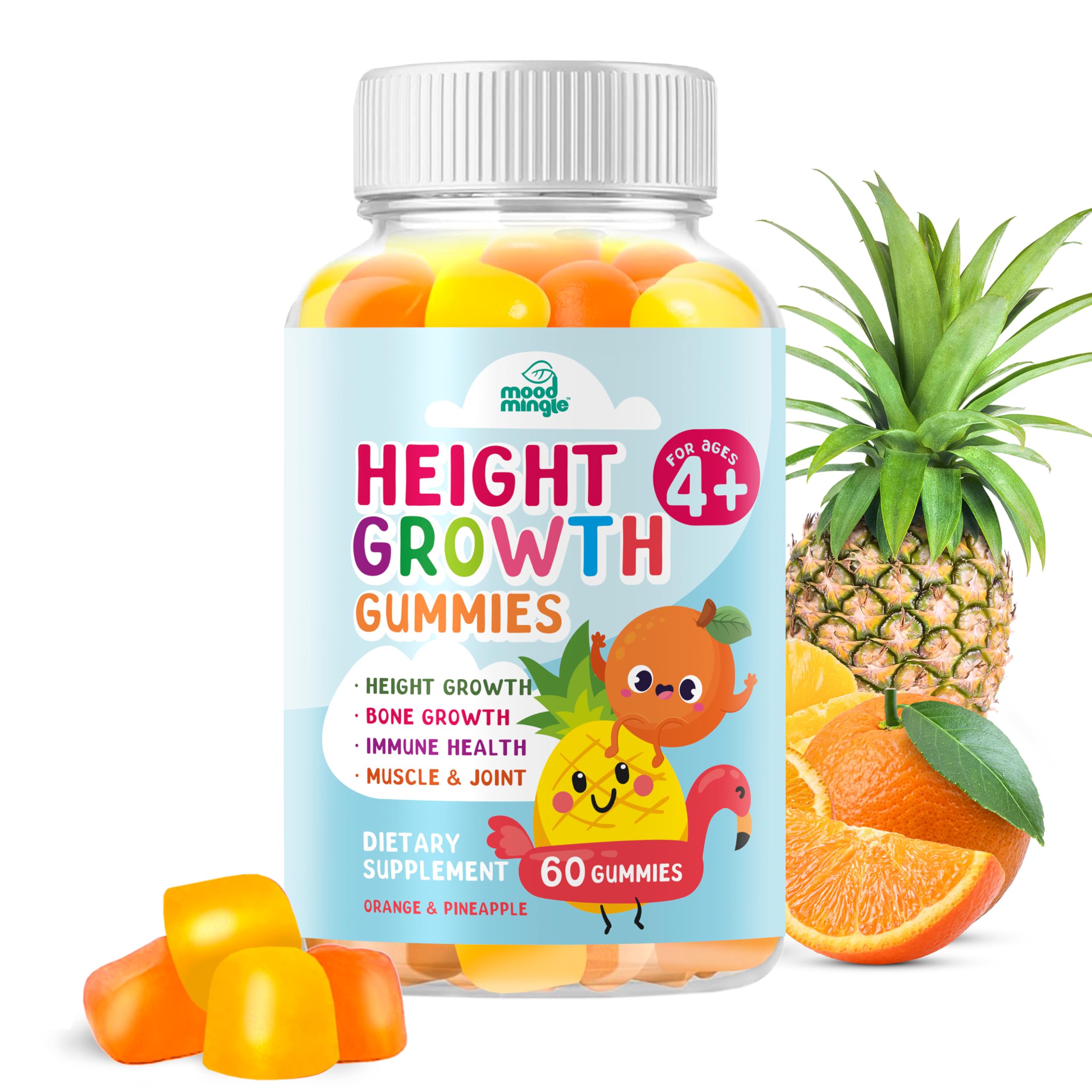 Height Growth Gummies Supplement - Kids Teens Height Increaser Maximizer Grow Taller Vitamins Mood Mingle Au supplements