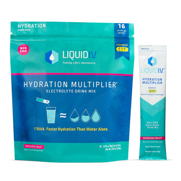 Liquid I.V. Hydration Multiplier - Passion Fruit - Hydration Powder Packets | Electrolyte Liquid I.V. Au supplements