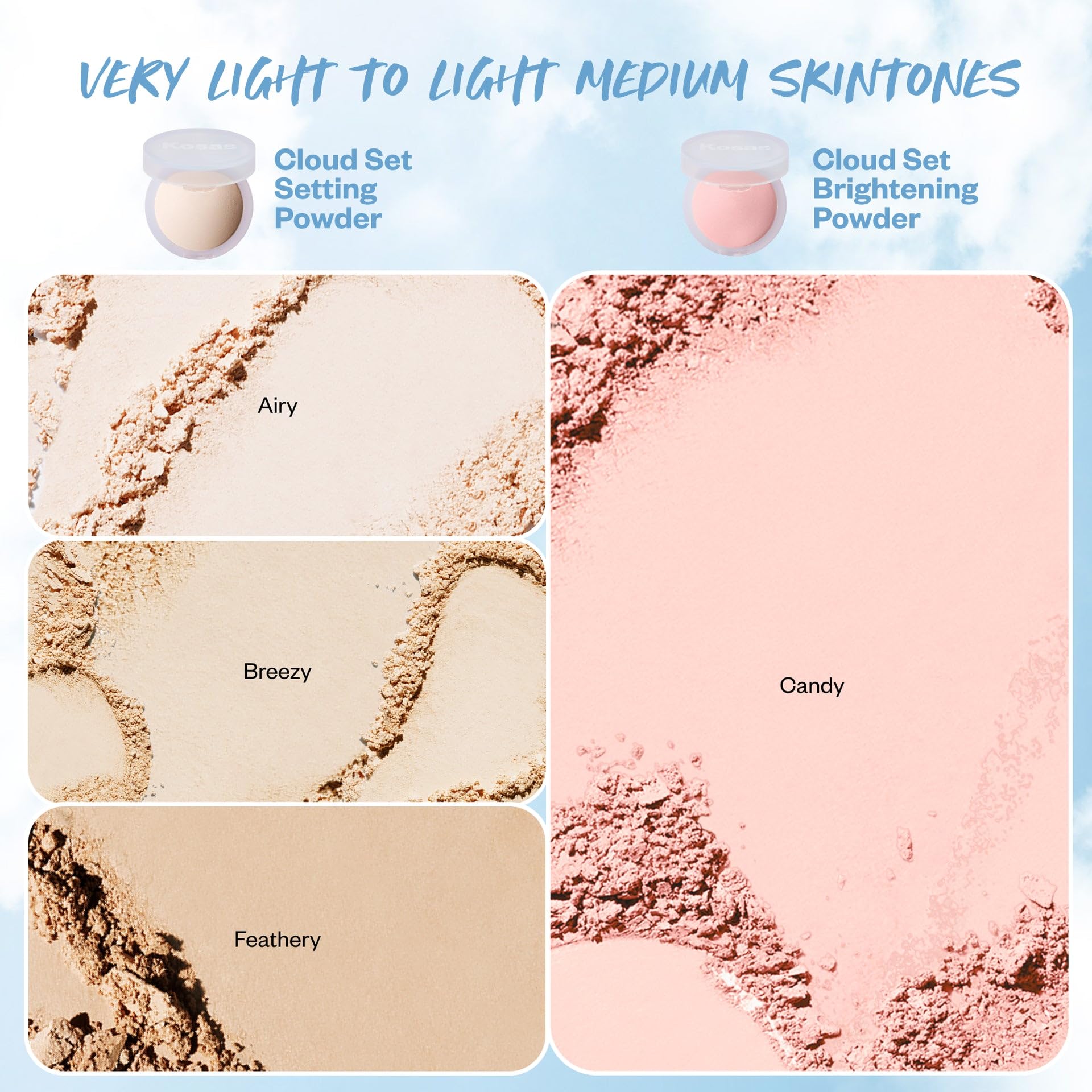 Kosas Cloud Set Pressed Setting Powder – Translucent Shine Control Face Powder, Soft Matte Finish, Comfy (Sheer Medium) Kosas Au supplements