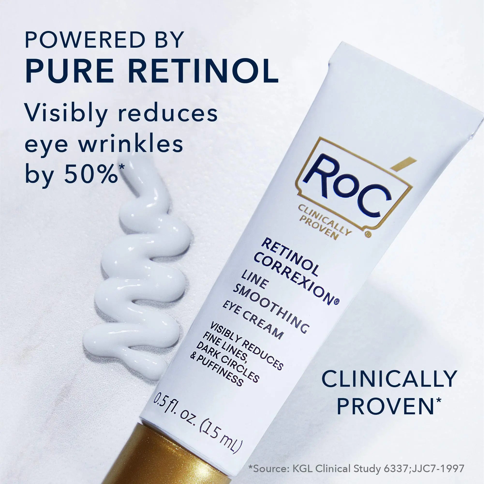 RoC Retinol Correxion Eye Cream Mini for Dark Circles & Puffiness, Daily Wrinkle RoC Au supplements
