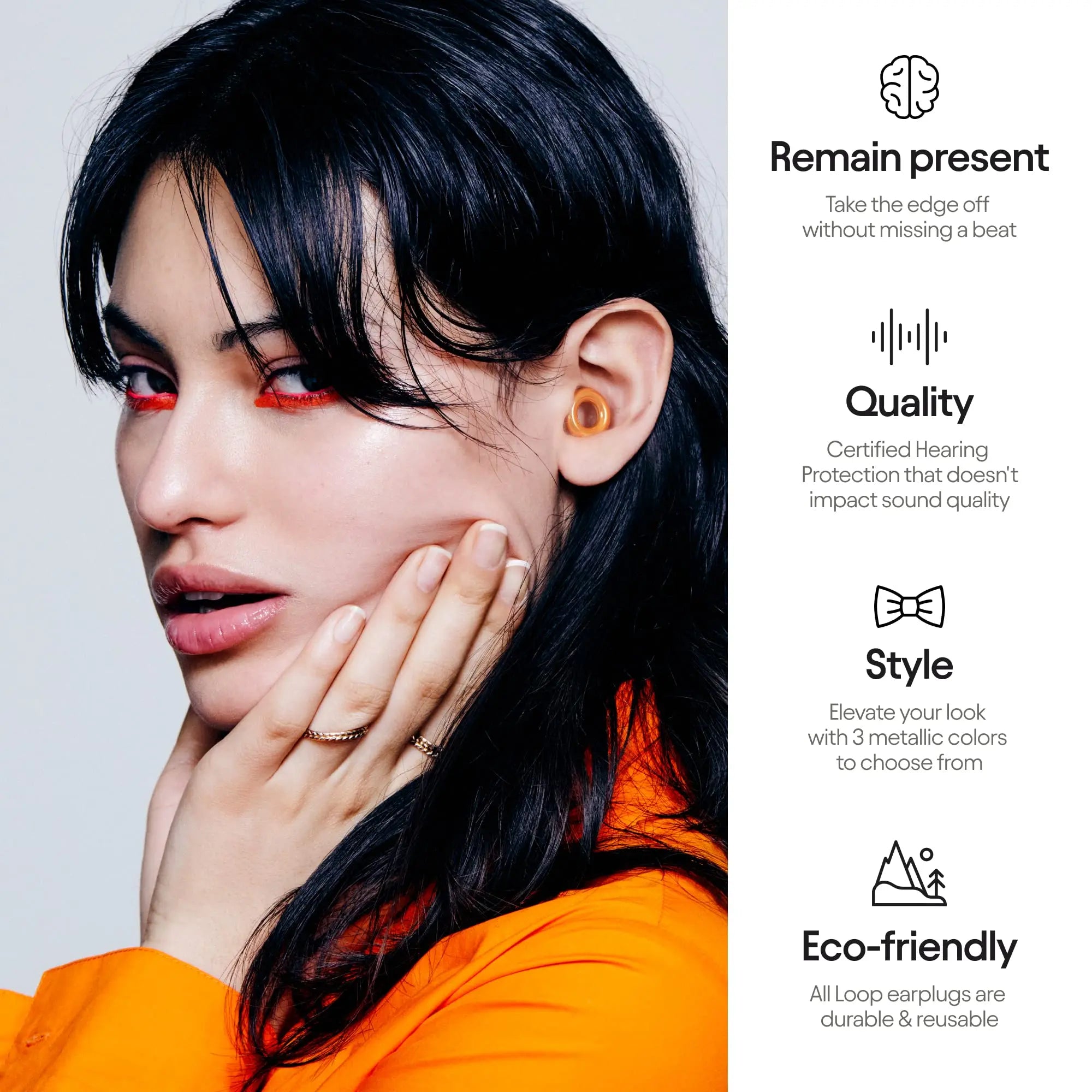 Loop Experience Ear Plugs for Concerts – High Fidelity Hearing Protection Loop Au supplements
