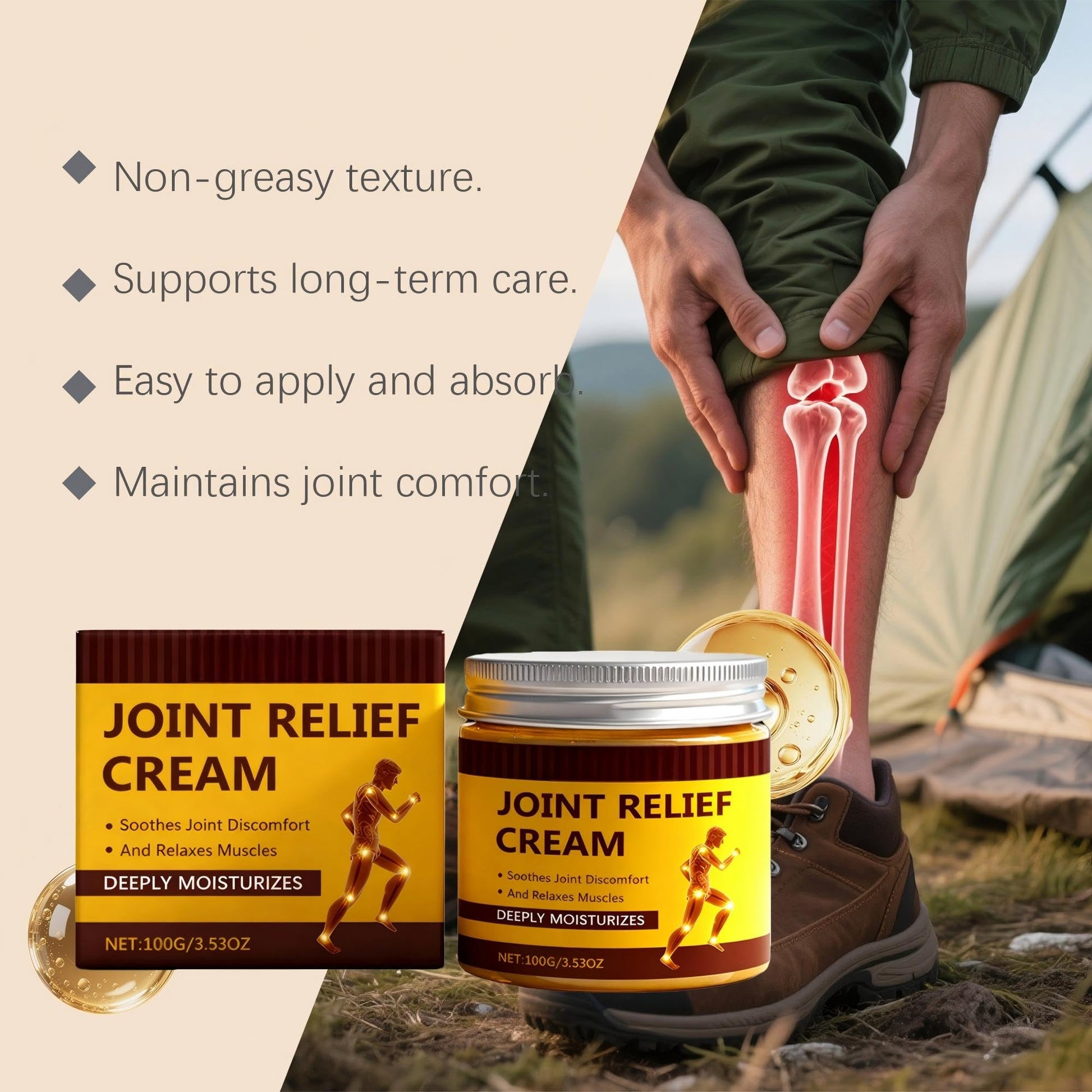 Paulist Massage Moisturizing and Soothing Cream for Daily Use Supports Mobility & Flexibility Soothing Muscle Rub Non-Greasy Fast Absorbing Moisturizer,1can Paulist Au supplements