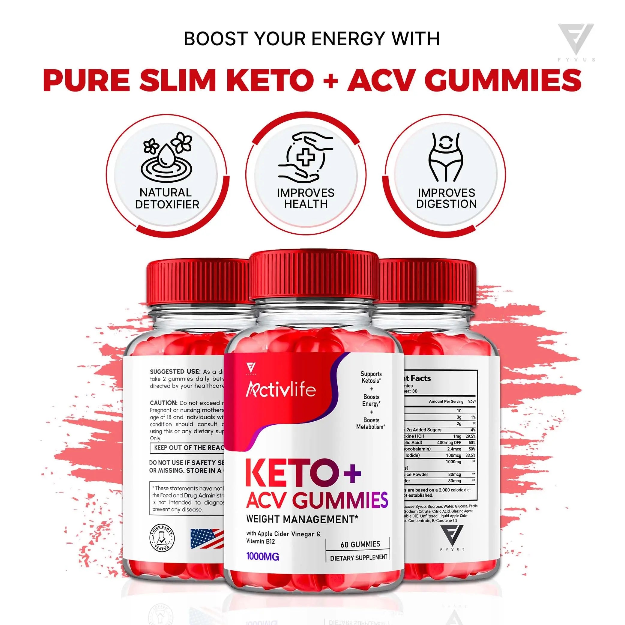 (2 Pack) Activlife Keto ACV Gummies Activelife Keto Advanced, Active Life Keto Fyvus Au supplements