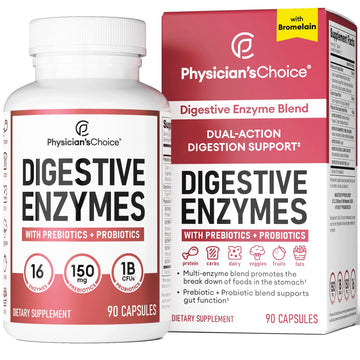 Physician's CHOICE Digestive Enzymes - Multi Enzymes, Bromelain, Organic Prebiotics Physician's CHOICE Au supplements