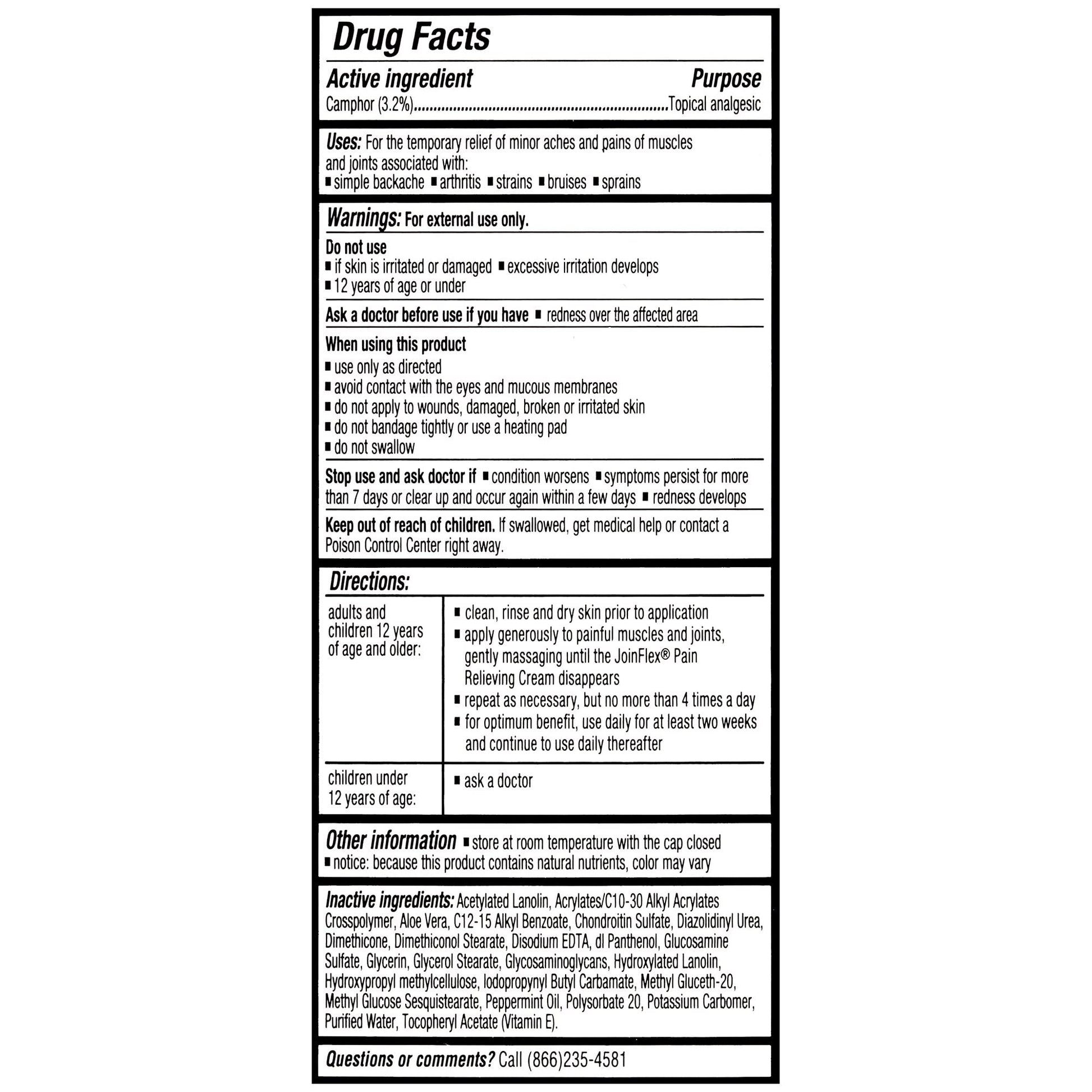 JointFlex Arthritis Pain Relief Cream, 4 oz Per Tube (10 Pack) JointFlex Au supplements