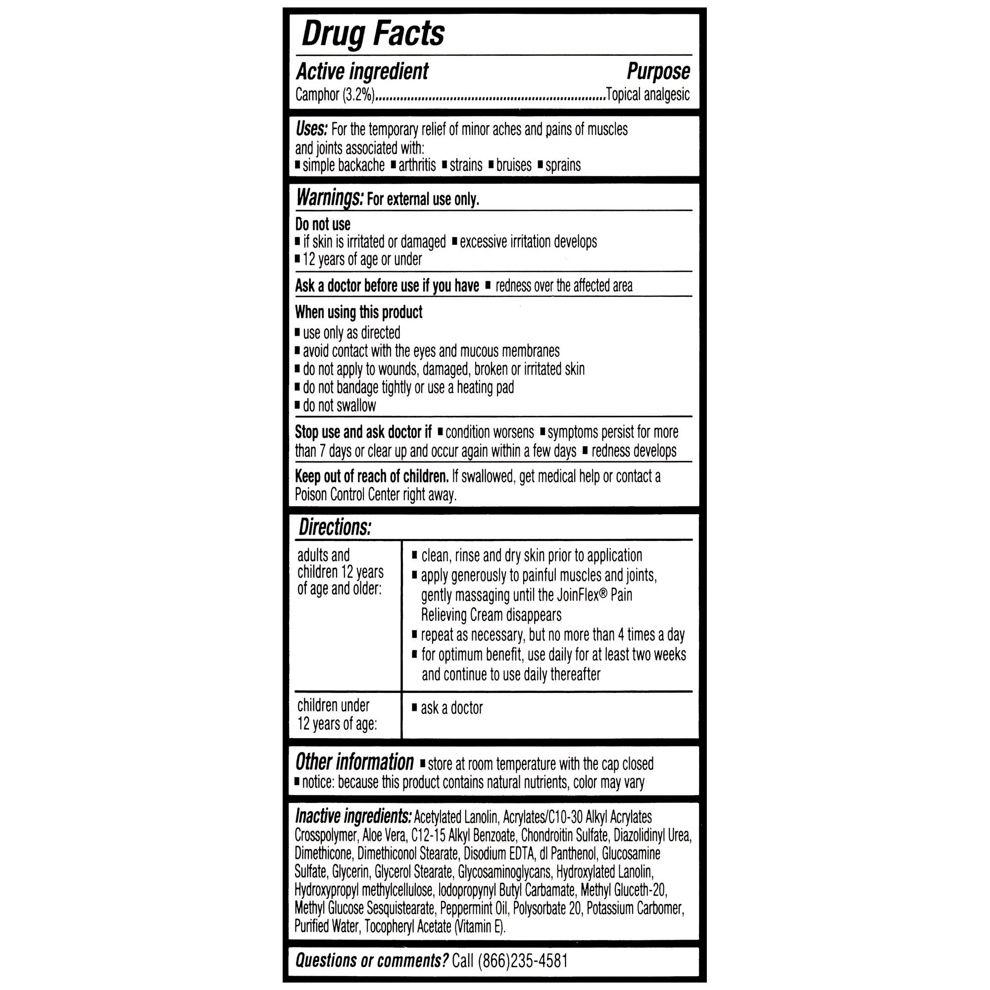 JointFlex Arthritis Pain Relief Cream, 4 oz Per Tube (10 Pack) JointFlex Au supplements