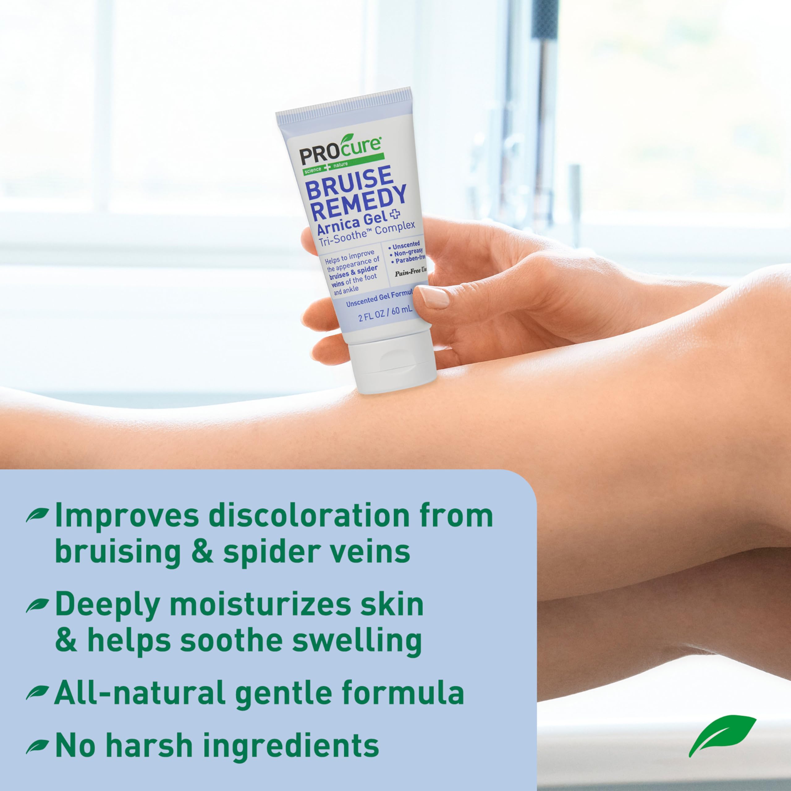 PROcure Arnica & MSM Bruise Remedy Gel – Paraben-Free, Unscented Arnica Montana Gel for Bruising, Spider Veins & Skin Discoloration – 2 Pack PROcure Au supplements