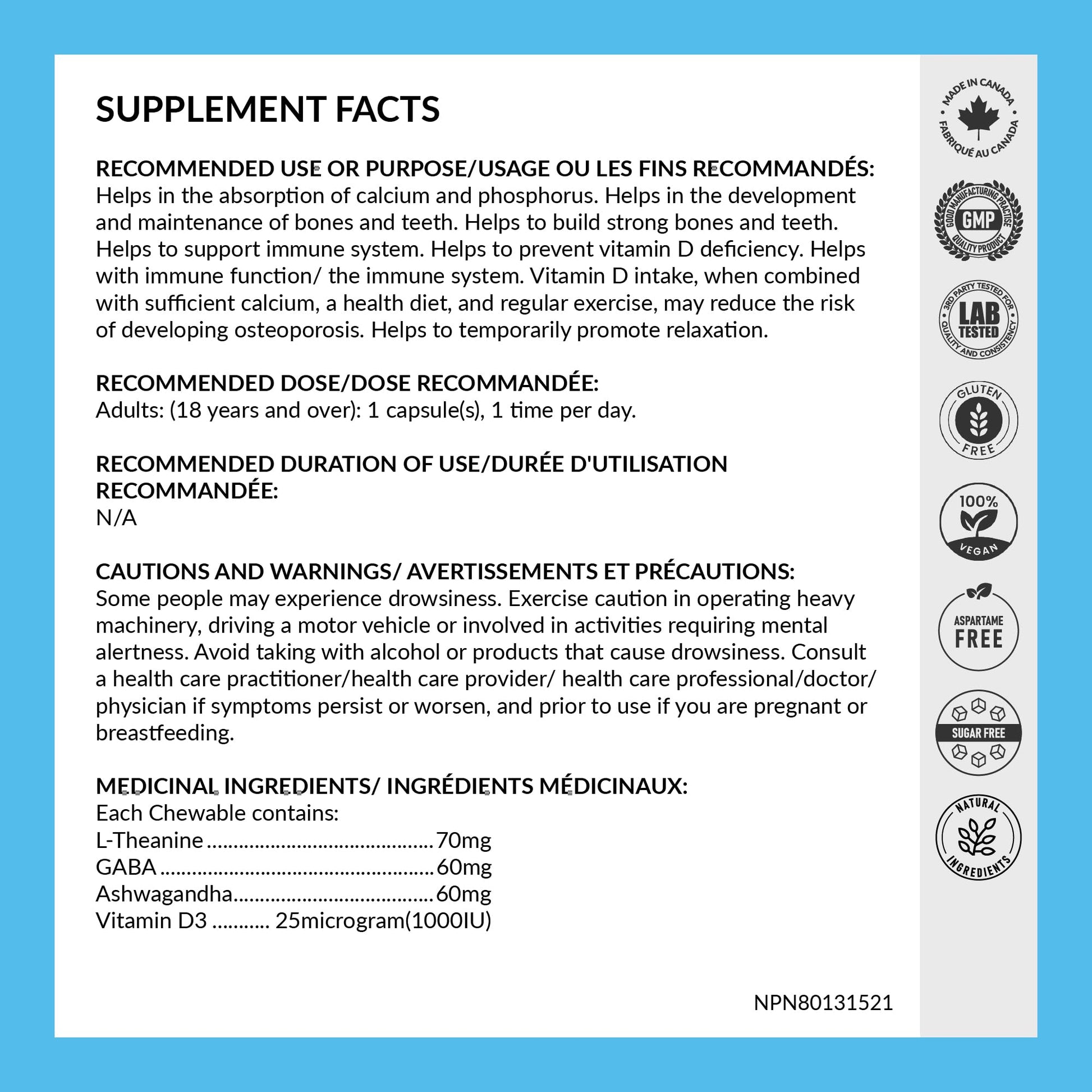 REJUVE+ Calm & Destress Nootropic Supplement – Brain Boost | L-Theanine, GABA, Ashwagandha, Vitamin D | Natural Stress Relief & Relaxation | Sleep Enhancer | Mood Enhancer | Honey Vanilla Flavor (1) REJUVE+ Au supplements