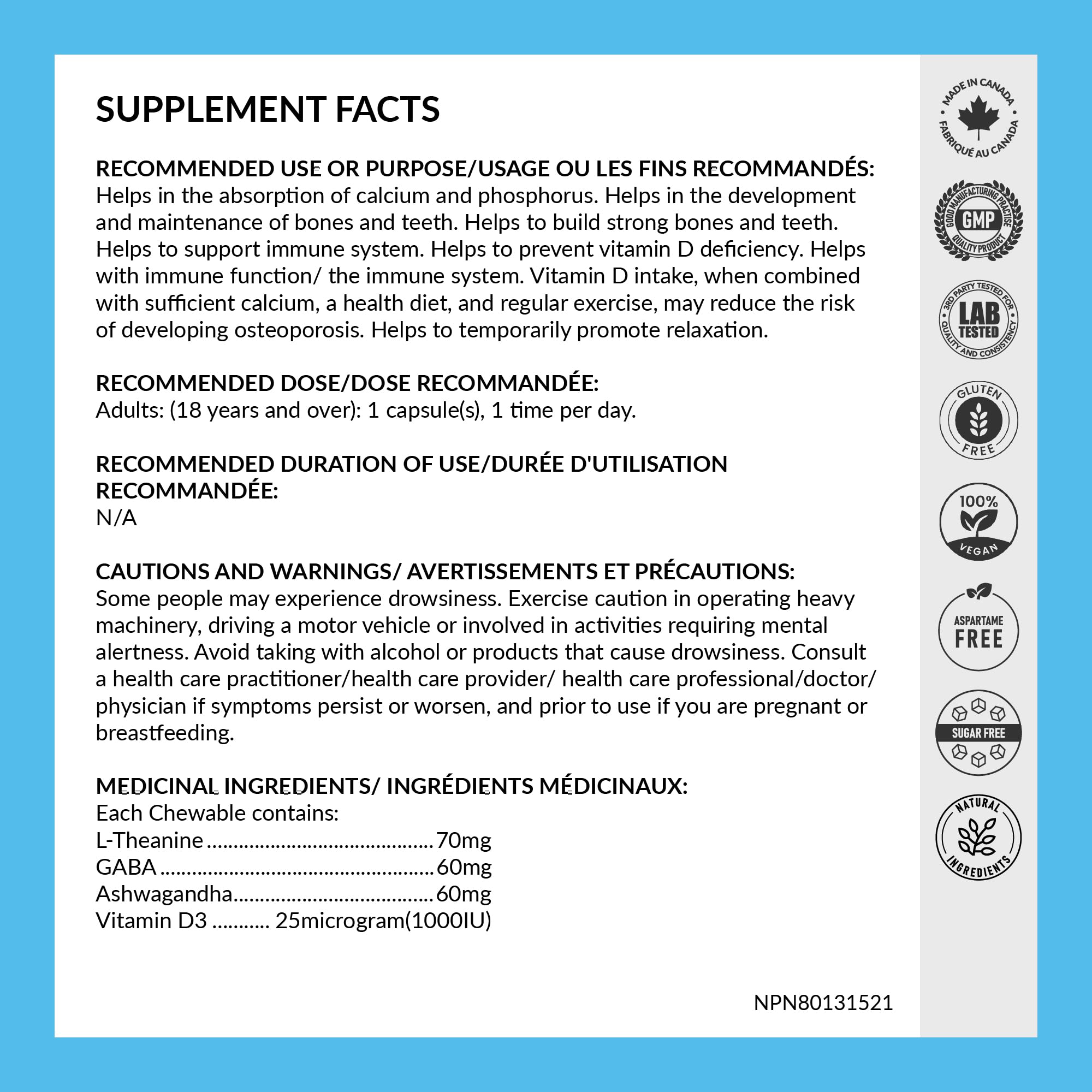 REJUVE+ Calm & Destress Nootropic Supplement – Brain Boost | L-Theanine, GABA, Ashwagandha, Vitamin D | Natural Stress Relief & Relaxation | Sleep Enhancer | Mood Enhancer | Honey Vanilla Flavor (1) REJUVE+ Au supplements