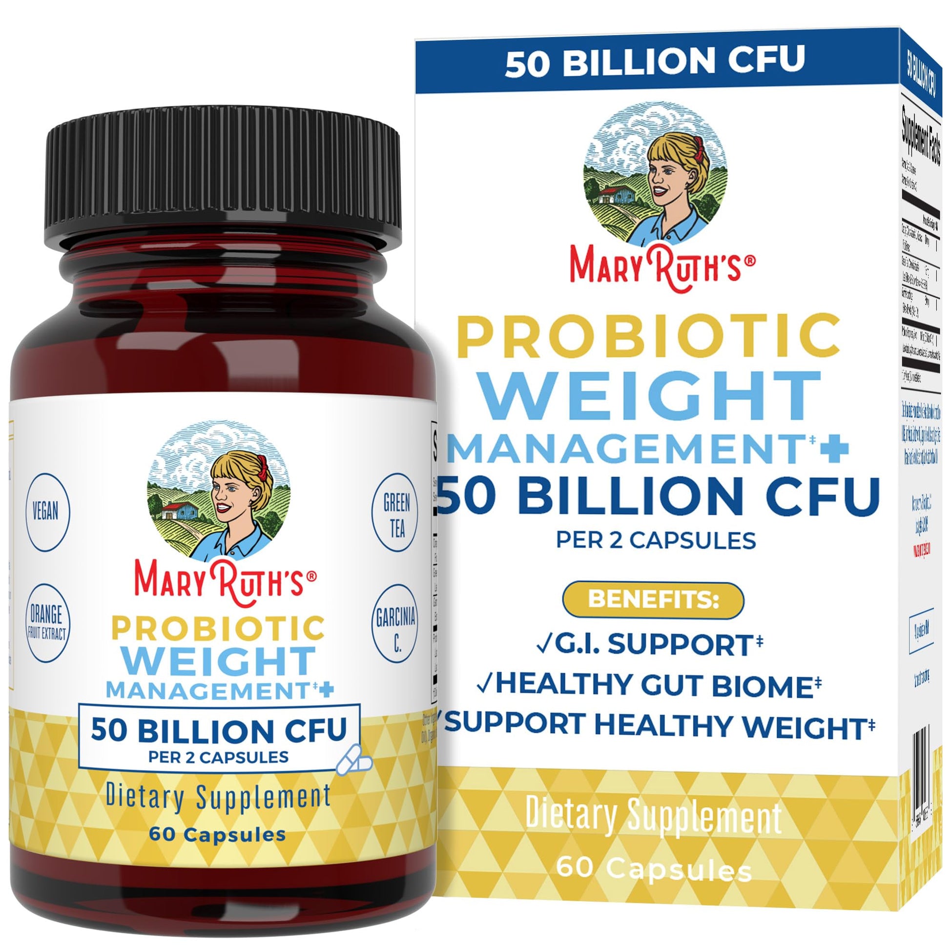 MaryRuth Organics Probiotics Capsule for Women & Men | Weight Management | Digestive MaryRuth Organics Au supplements