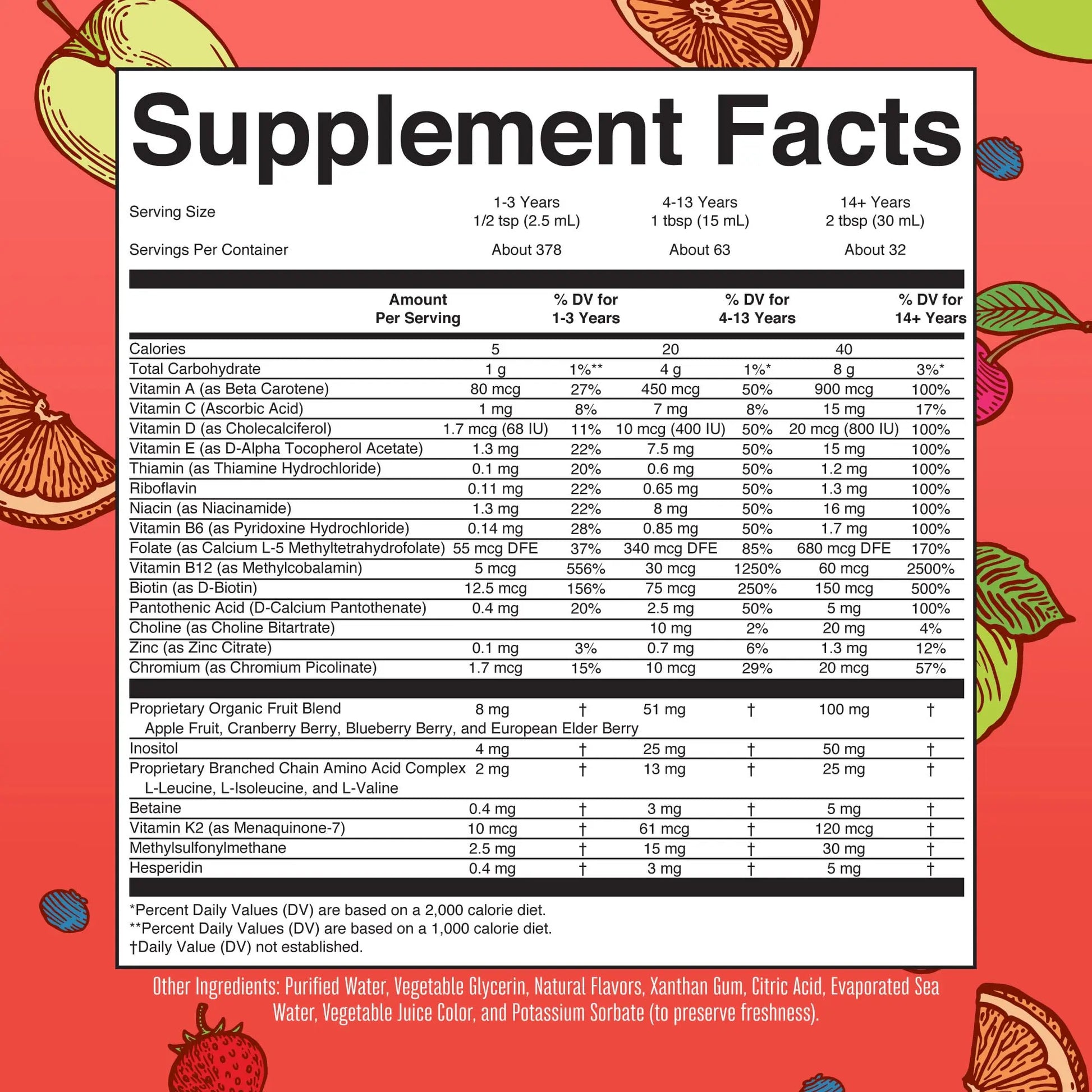 MaryRuth Organics Liquid Morning Multivitamin Essentials+ | Vitamin A C D E B6 B12 Biotin Zinc, Mens Womens Multivitamin, Immune Support, Beauty | Sugar Free | Vitamins for Ages 1+ | Vegan | 32 Fl Oz MARYRUTH'S Au supplements