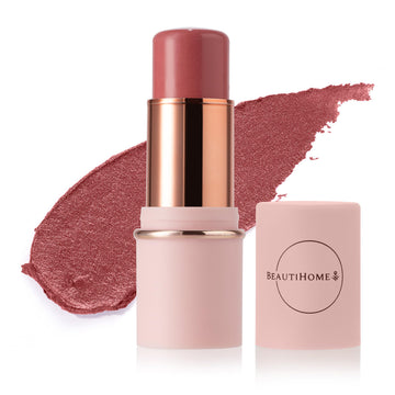 BeautiHome Blush Stick for Cheeks & Lips Multistick Cream Blush- Easy to Apply & Blend- Infused with Nourishing Ingredients for your Skin Compact Travel Size Makeup (Misty Rose, Small) BeautiHome Au supplements