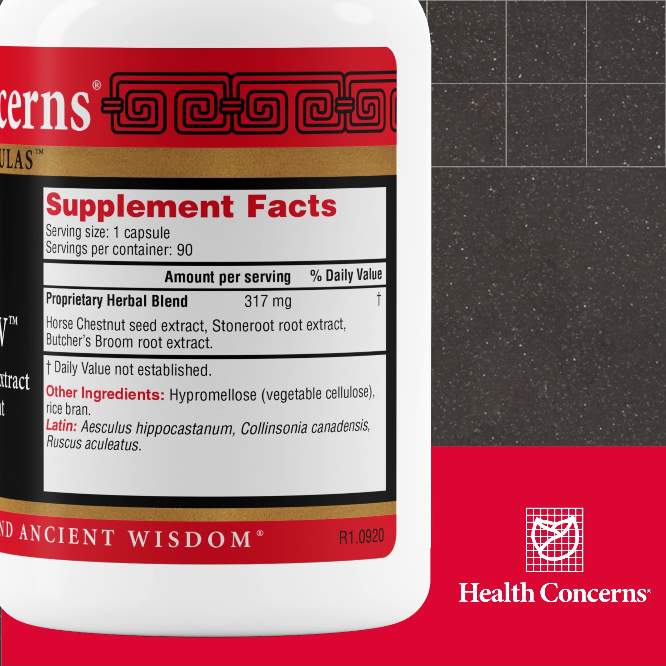Health Concerns Formula V – Blood Flow & Circulation Support Supplement – Vein Health for Swelling, Leg Cramps, Varicose Veins, Inflammation & Heavy Legs – Chinese Herbal Formula – 90 Capsules Health Concerns Au supplements
