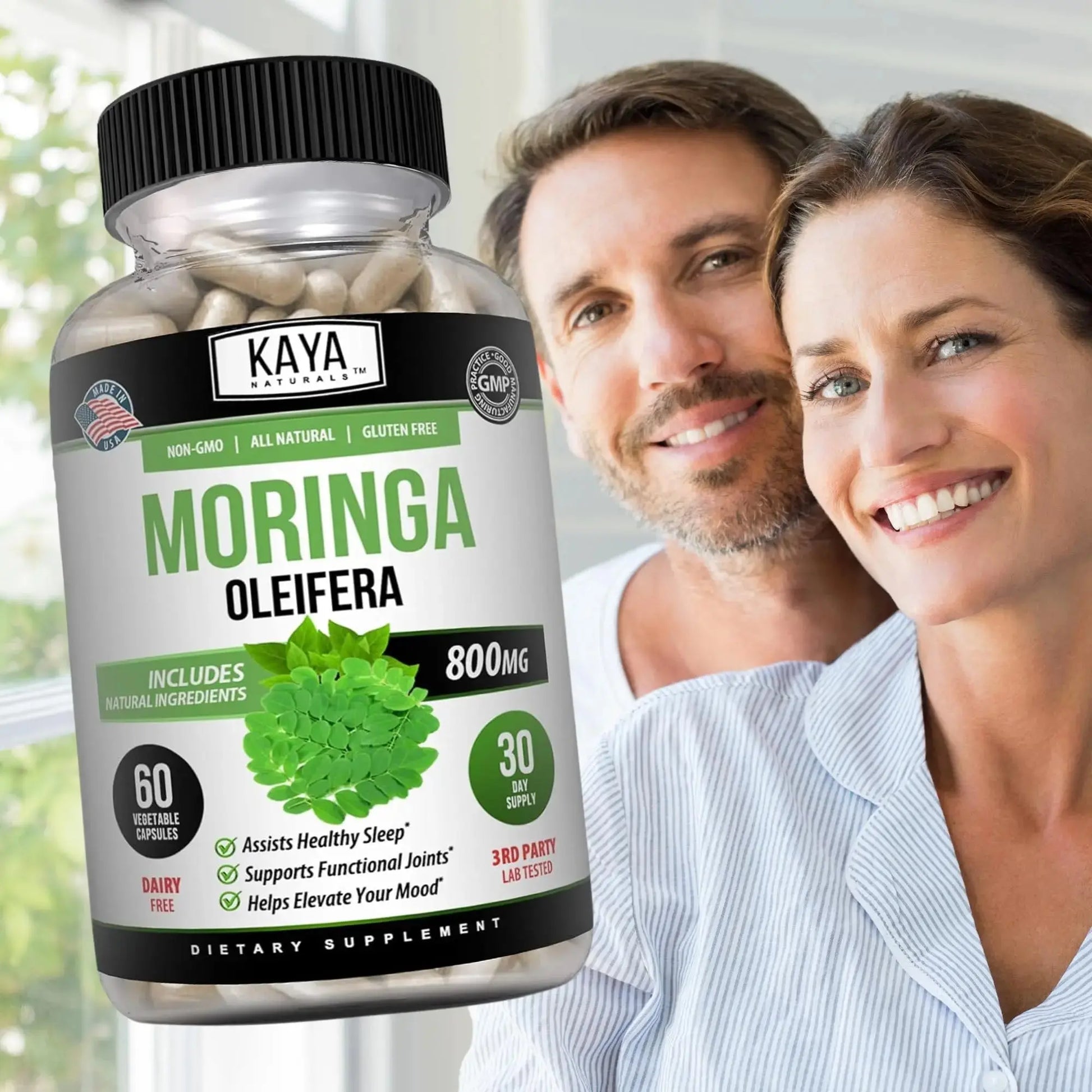 Kaya Naturals Moringa Leaf Extract - Complete Greens Superfood Supplement - Pure Miracle Tree Moringa - Boost Energy Naturally Kaya Naturals Au supplements