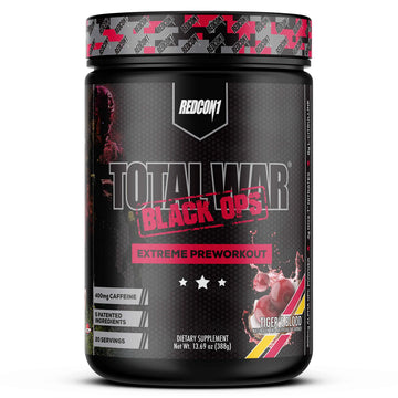 REDCON1 Total War Black Ops Extreme Preworkout Powder, Tigers Blood, High Stimulant REDCON1 Au supplements