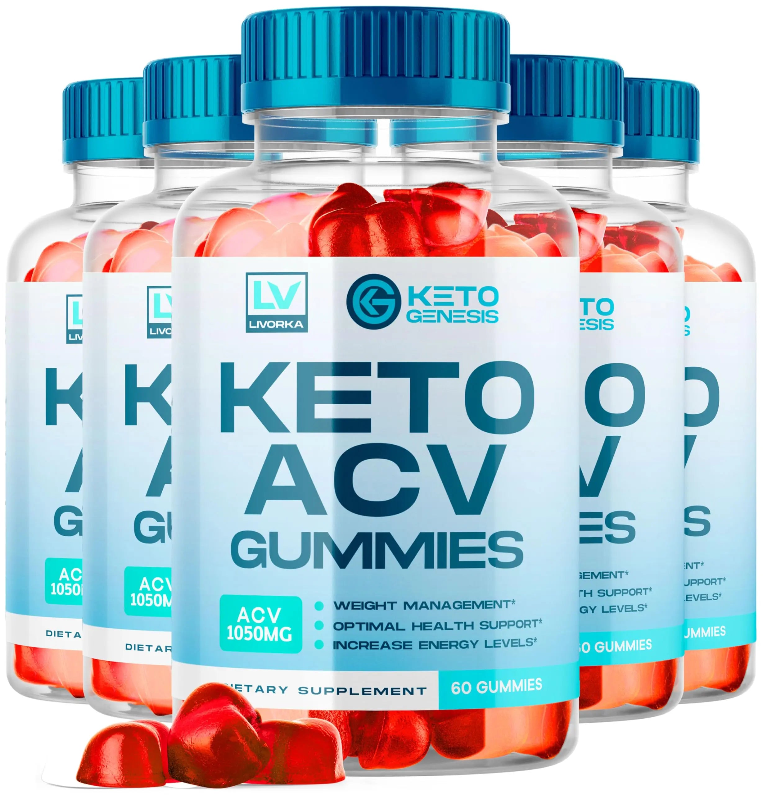 5 Pack - Keto Genesis Keto ACV Gummies Advanced Weight Loss, Genesis ACV, Genesis LIVORKA Au supplements