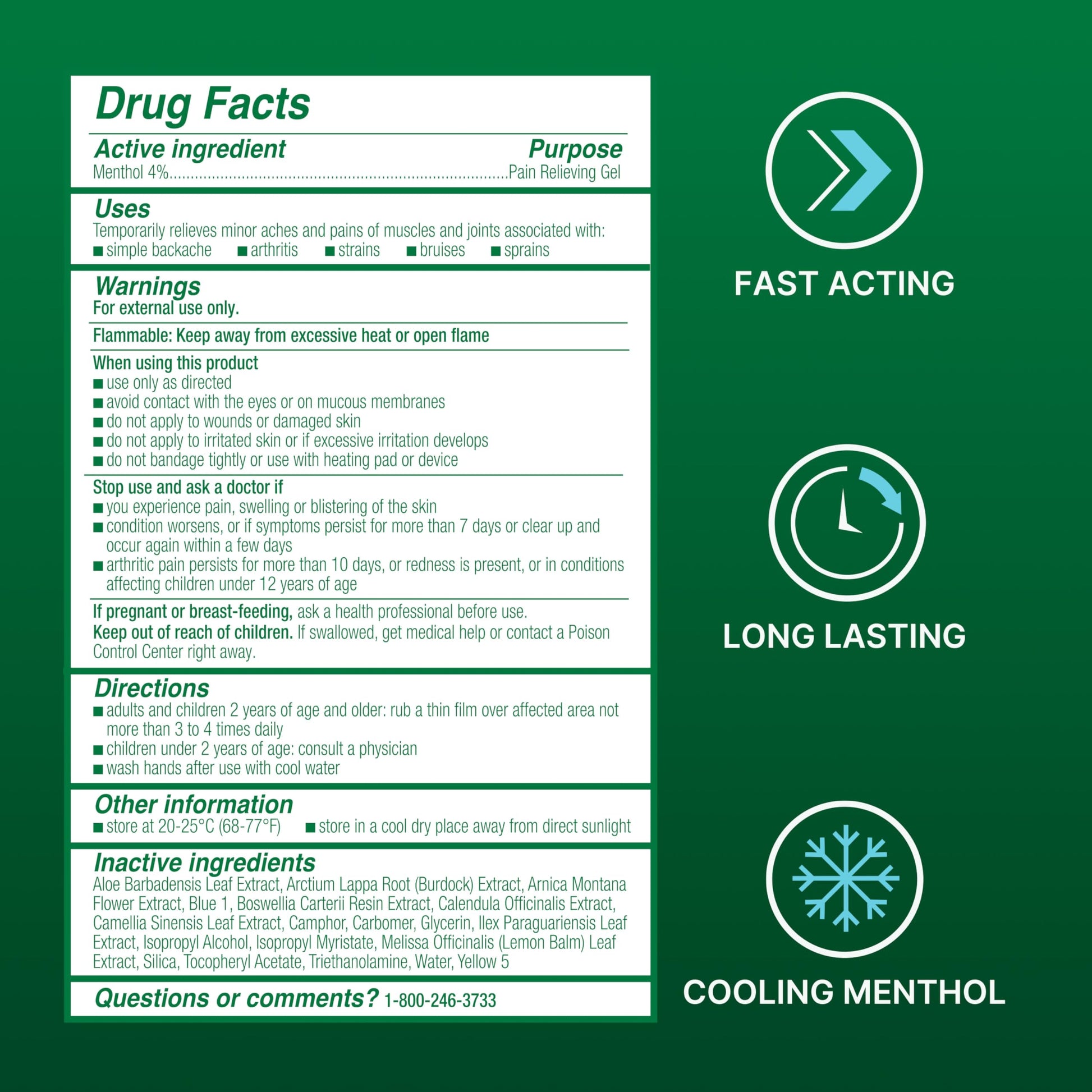 Biofreeze Pain Relief Gel, Arthritis Pain Reliver, Knee & Lower Back Pain Relief, Sore Muscle Relief, Neck Pain Relief, Pharmacist Recommended, 8 FL OZ Biofreeze Menthol Gel Biofreeze Au supplements