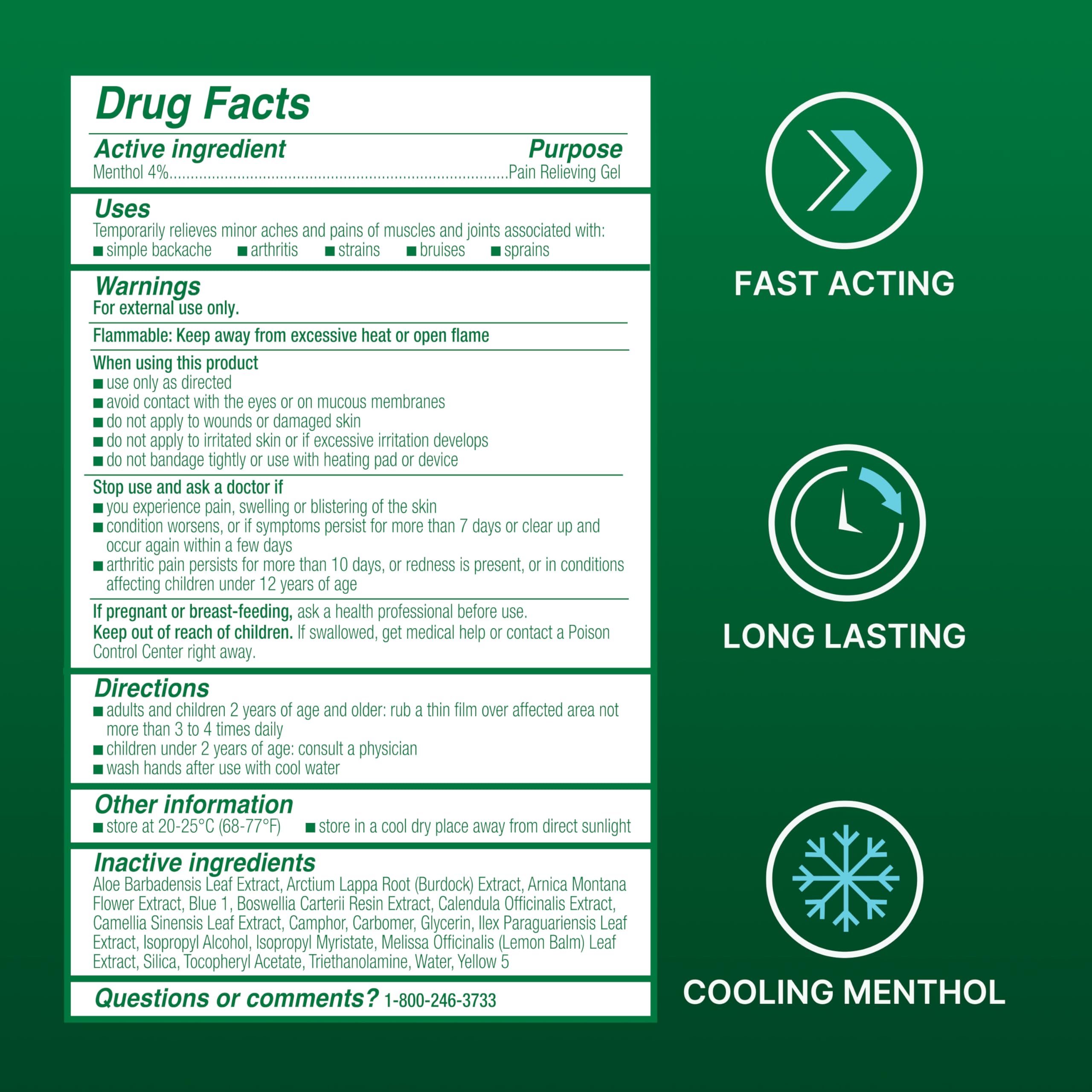 Biofreeze Pain Relief Gel, Arthritis Pain Reliver, Knee & Lower Back Pain Relief, Sore Muscle Relief, Neck Pain Relief, Pharmacist Recommended, 8 FL OZ Biofreeze Menthol Gel Biofreeze Au supplements